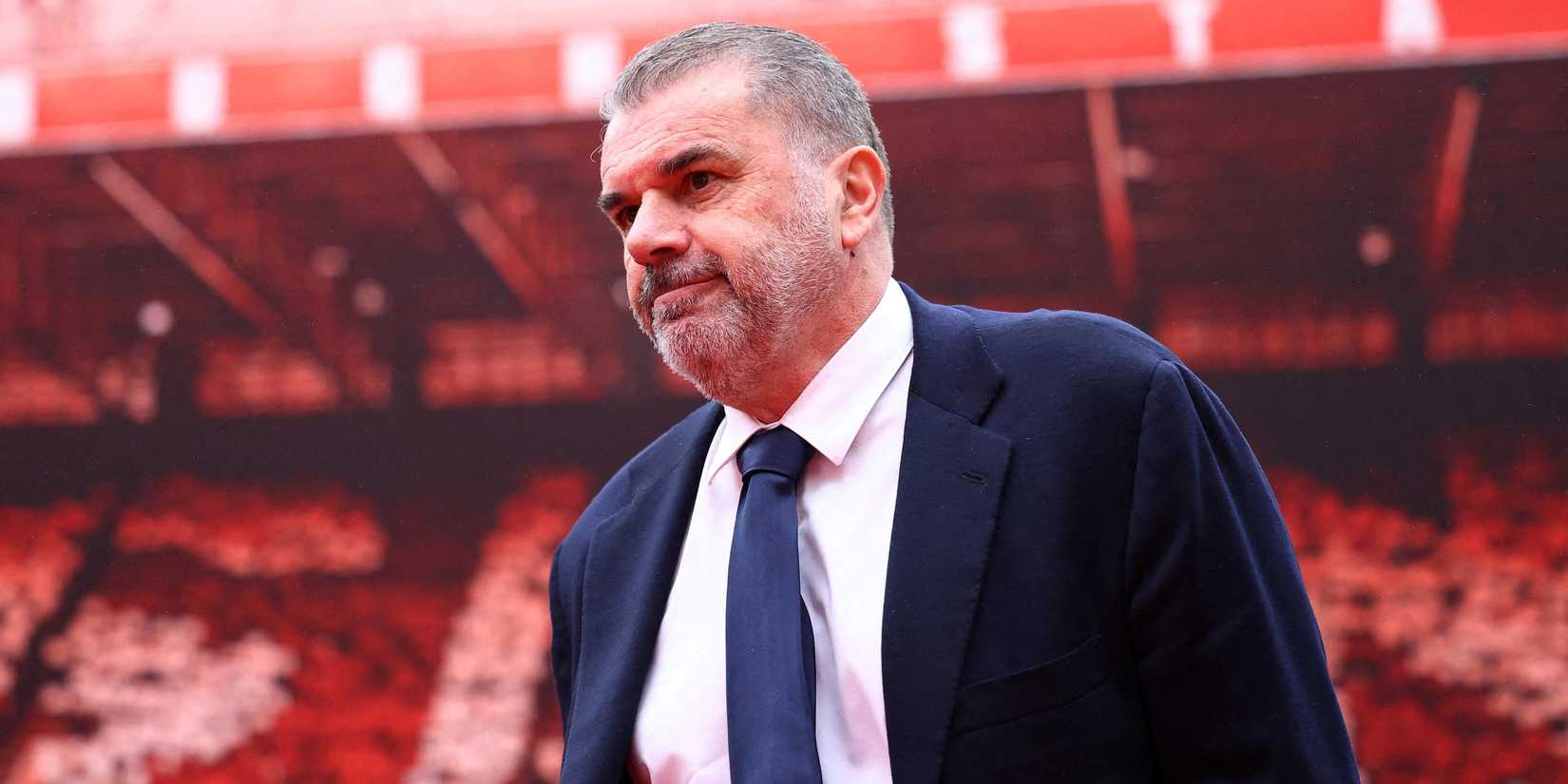 Tottenham Hotspur manager Ange Postecoglou arrives before the match