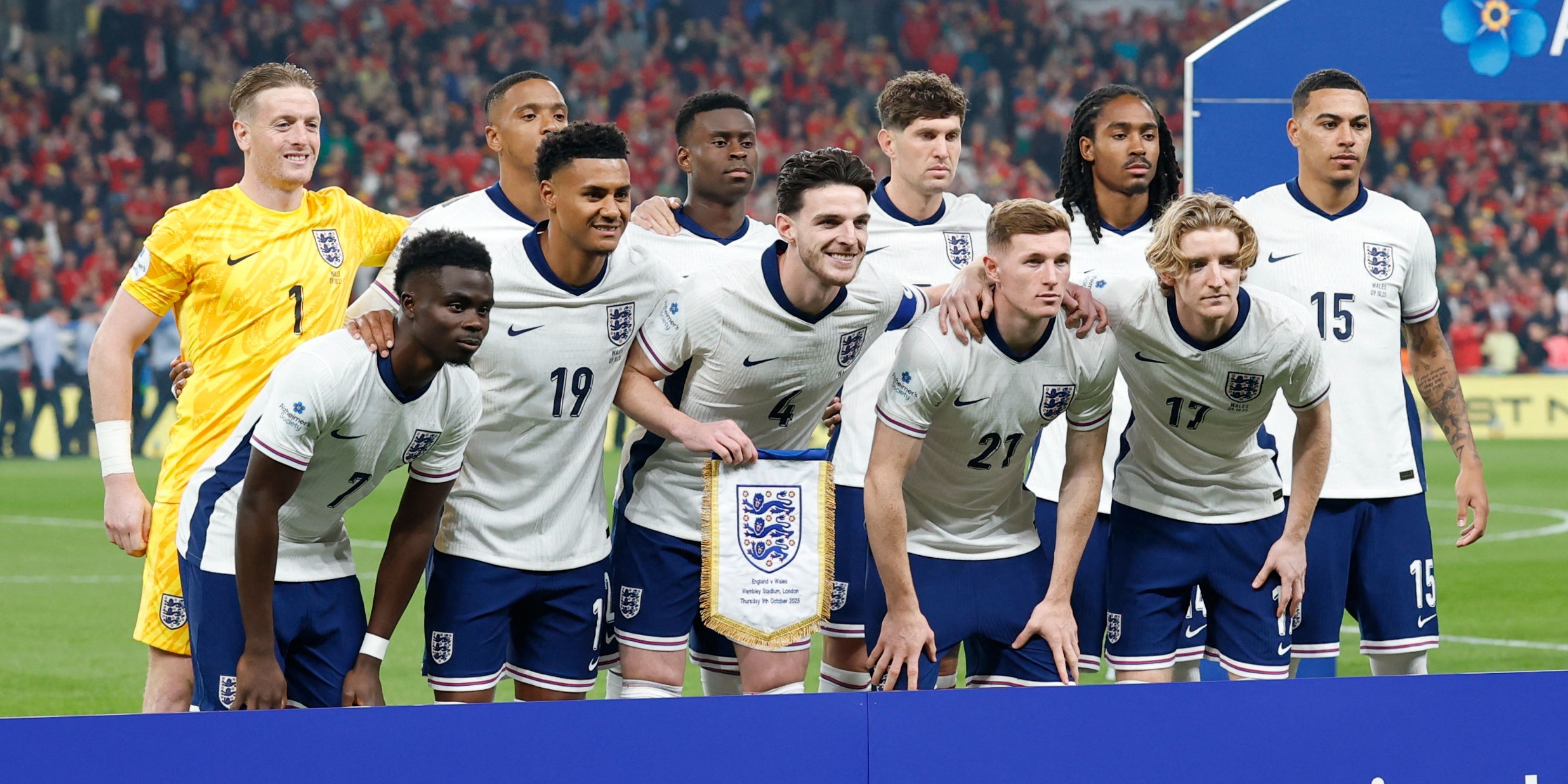 Jugadores de la Selección de Inglaterra
