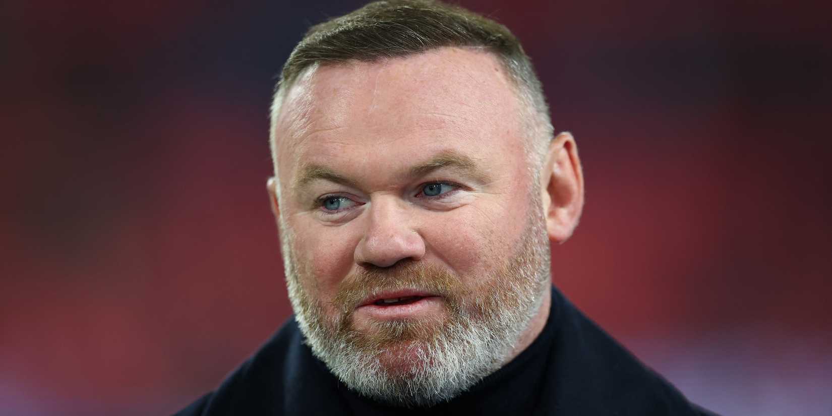 Former player and pundit Wayne Rooney before the match