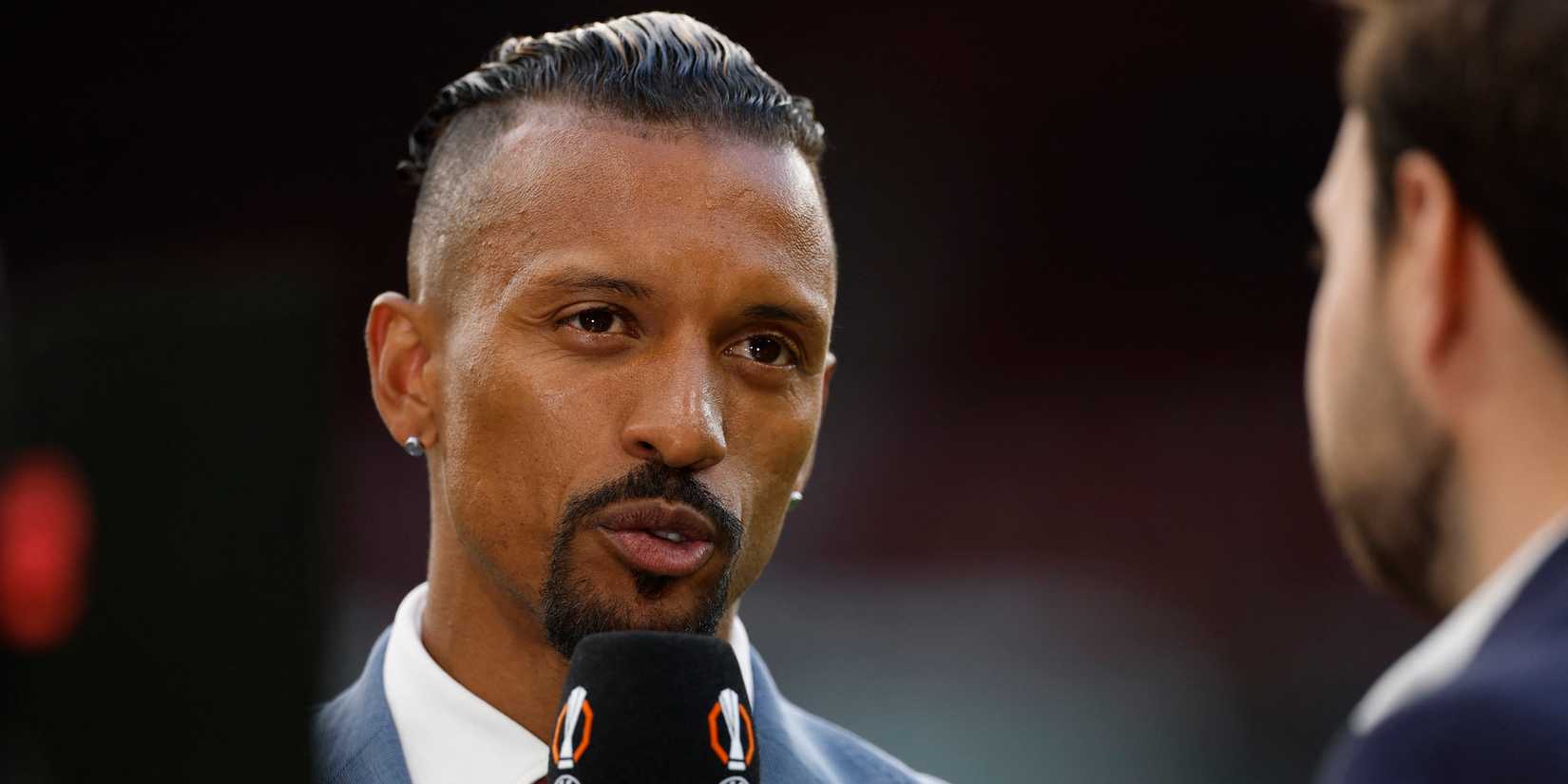 Former player Nani inside the stadium before the match