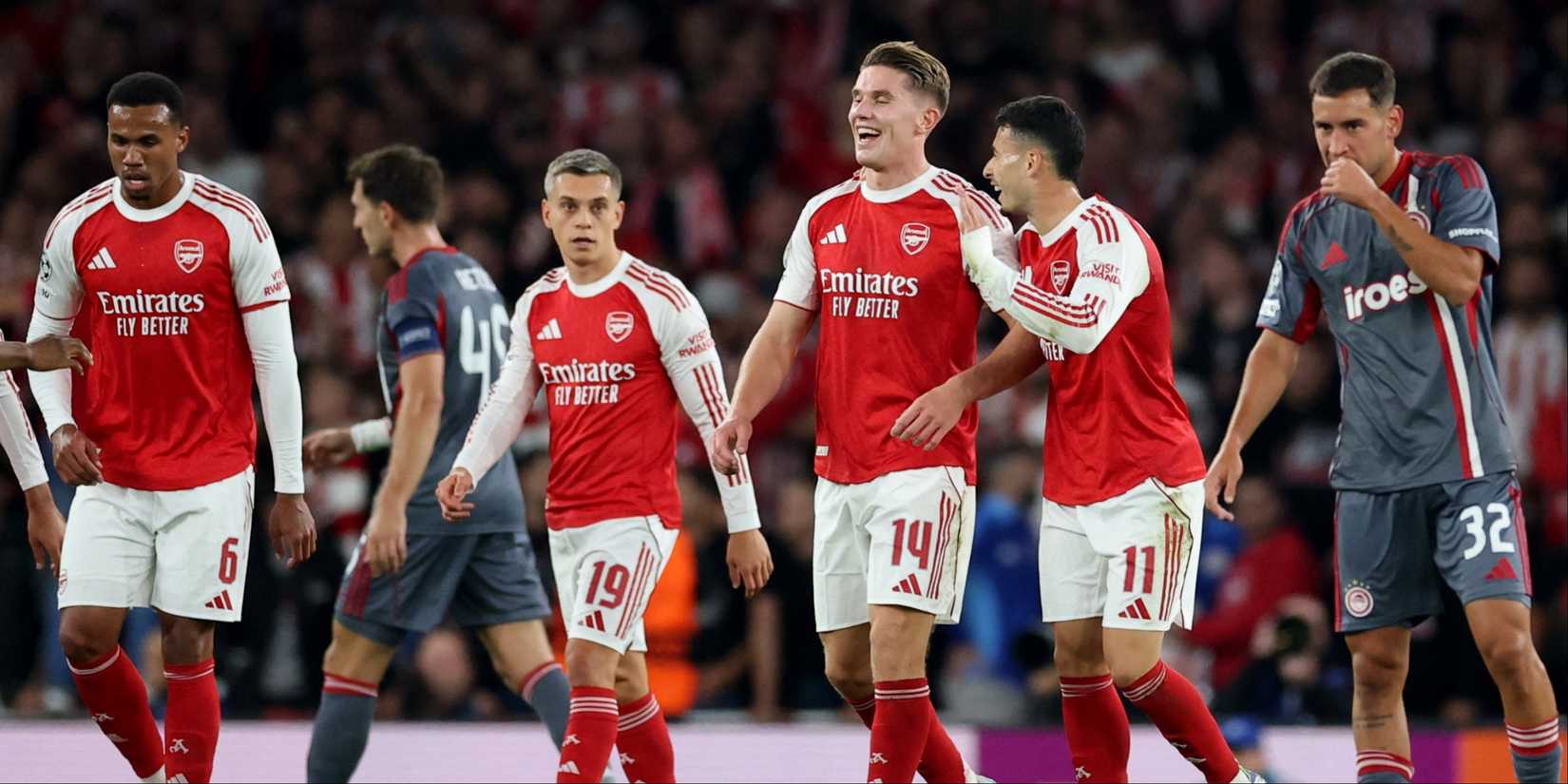 Gykerres-Trossard-Martinelli-Arsenal