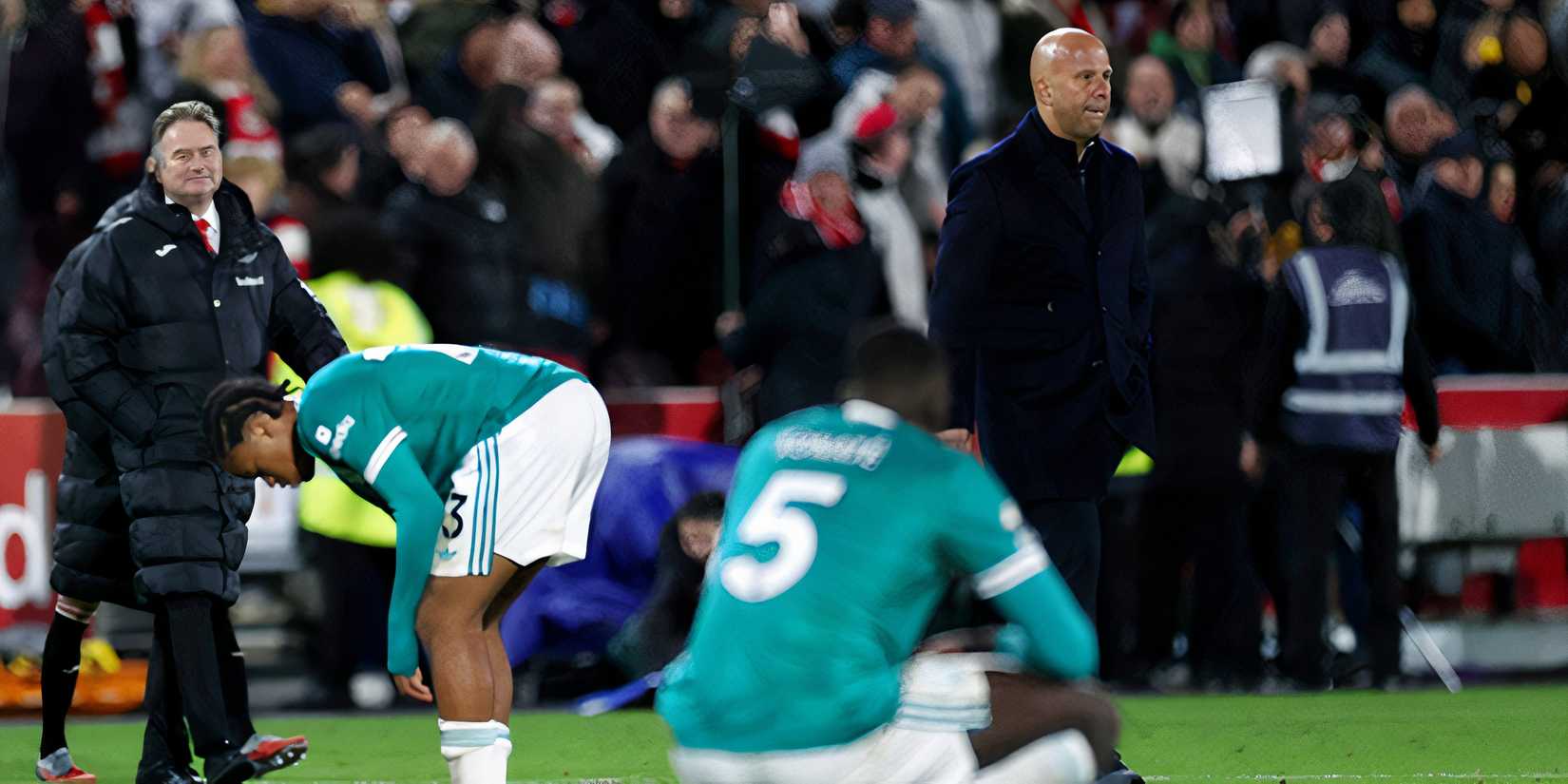 Liverpool head coach Arne Slot