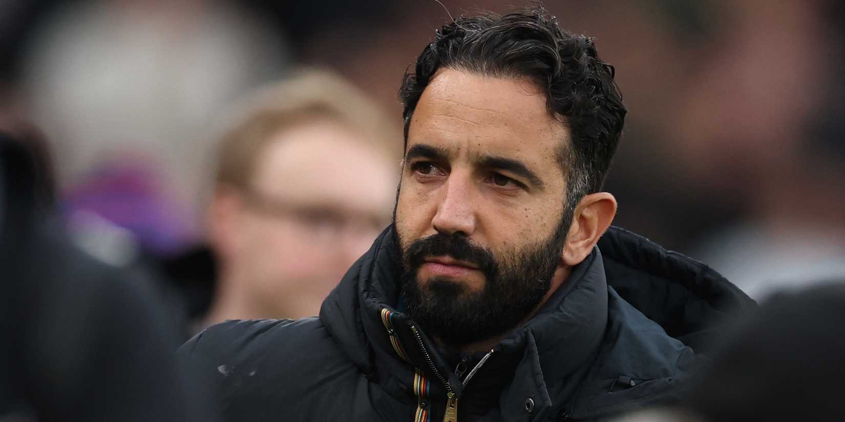 Manchester United manager Ruben Amorim before the match