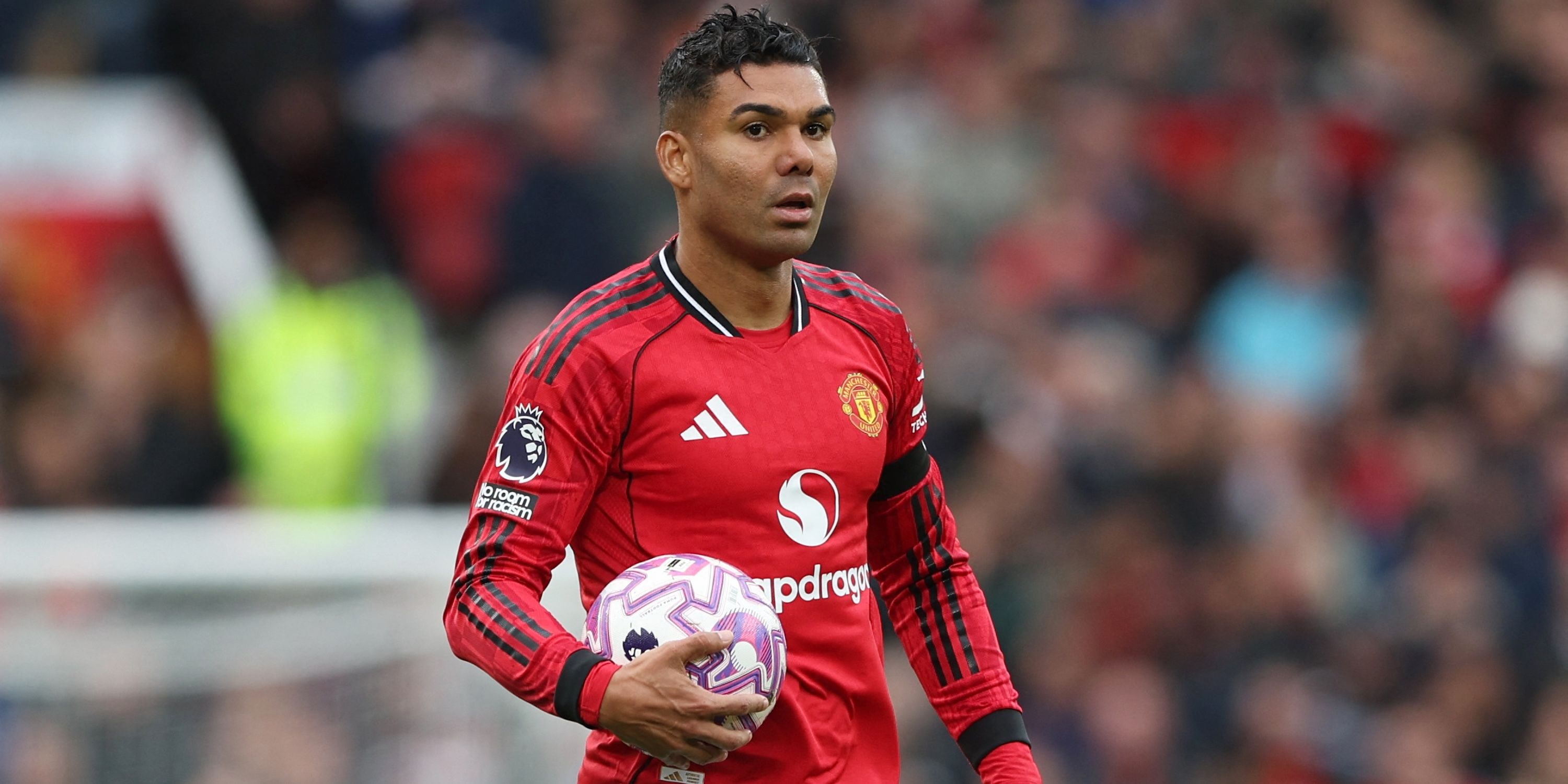 Manchester United's Casemiro reacts 
