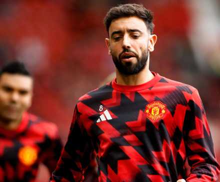 Manchester United's Bruno Fernandes