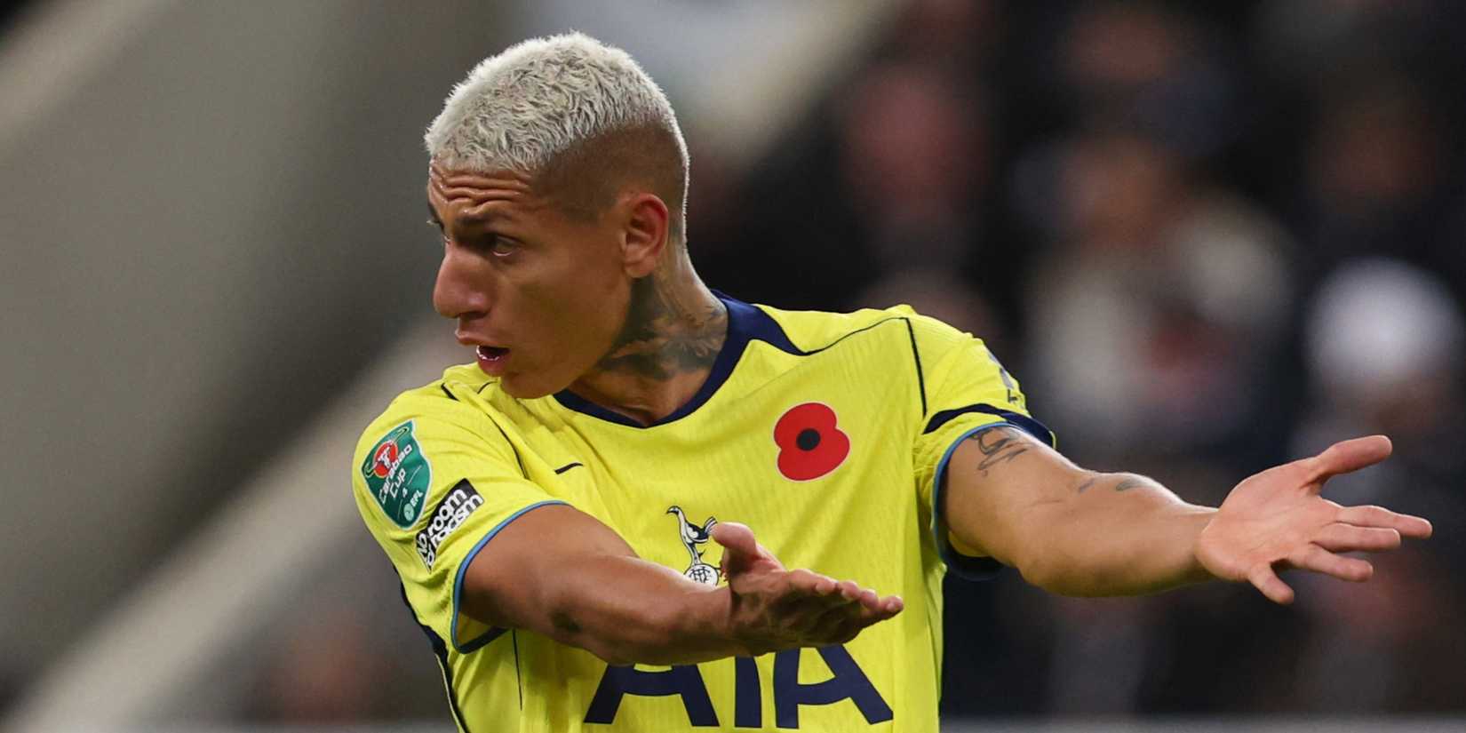 Spurs targeting "one of Europe's most prolific players" richarlison-tottenham-premier-league