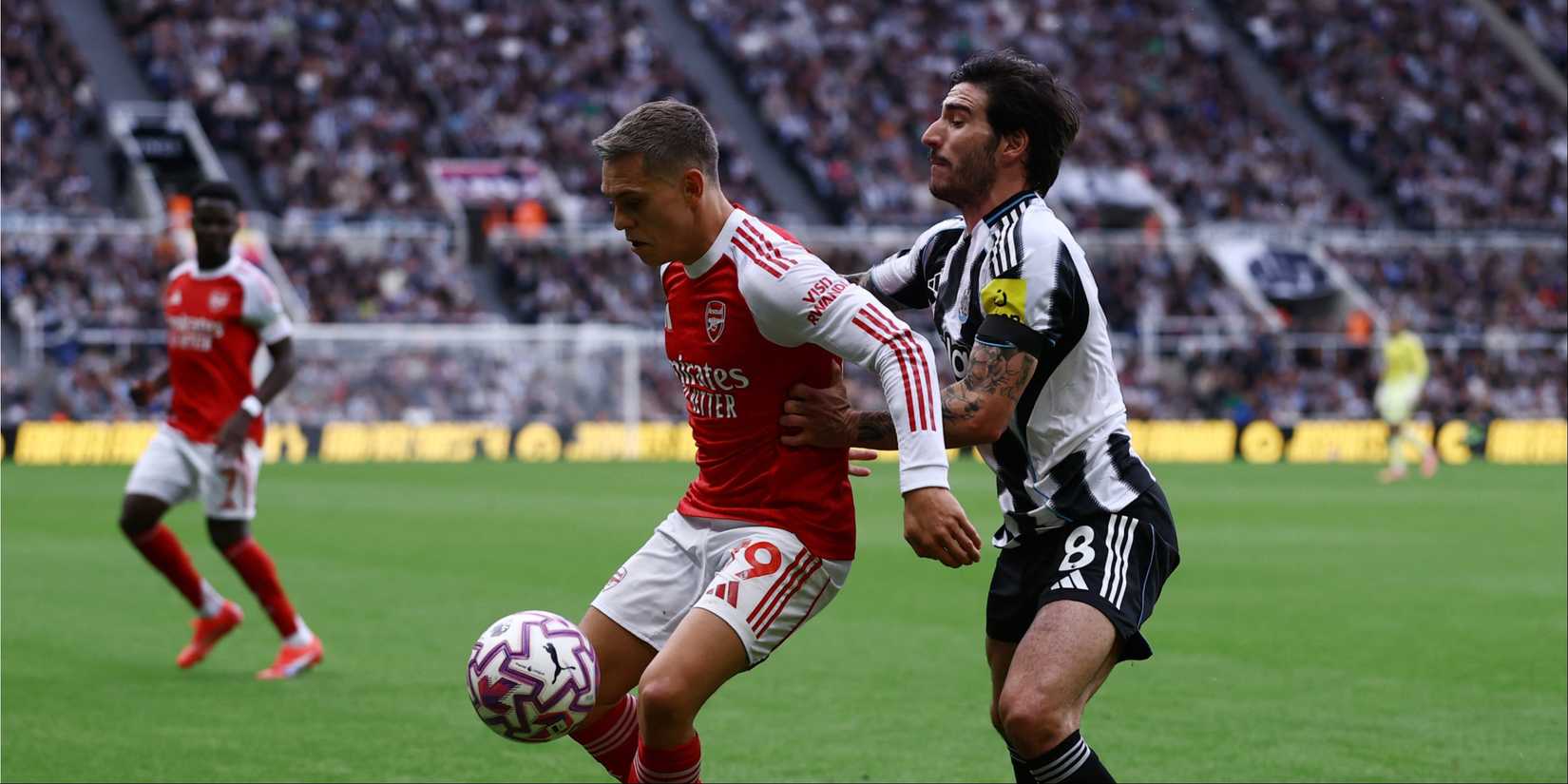 TROSSARD-TONALI-ARSENAL-NEWCASTLE