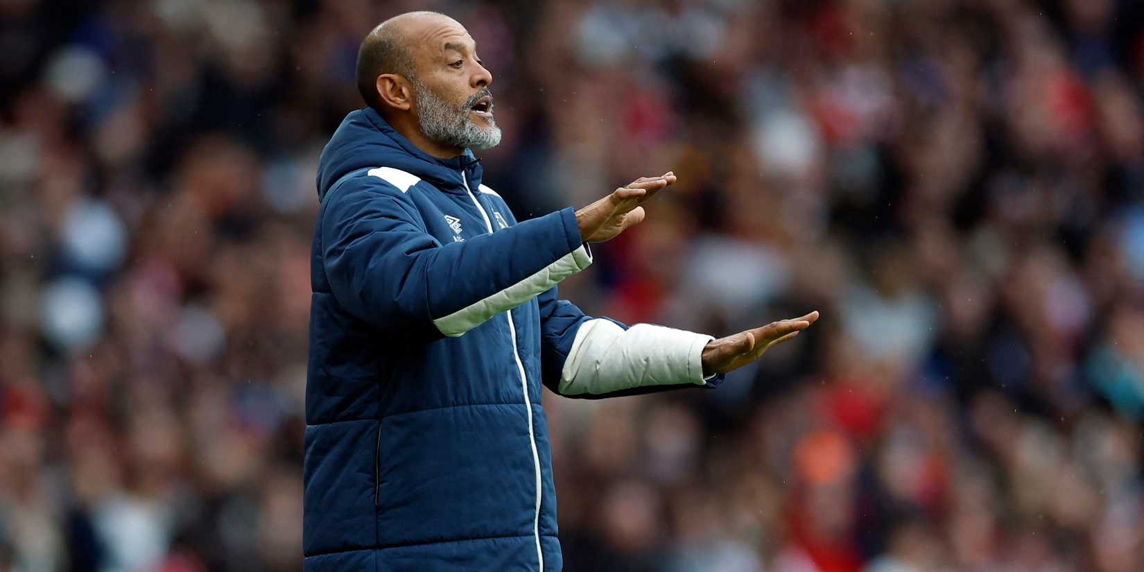 West Ham United manager Nuno Espirito Santo reacts 