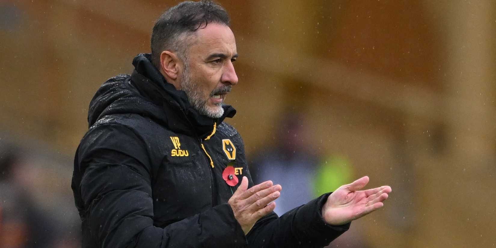 Wolverhampton Wanderers manager Vitor Pereira reacts