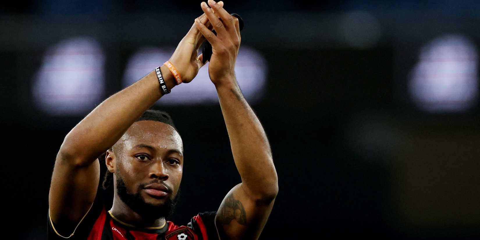 AFC Bournemouth's Antoine Semenyo looks dejected after the match