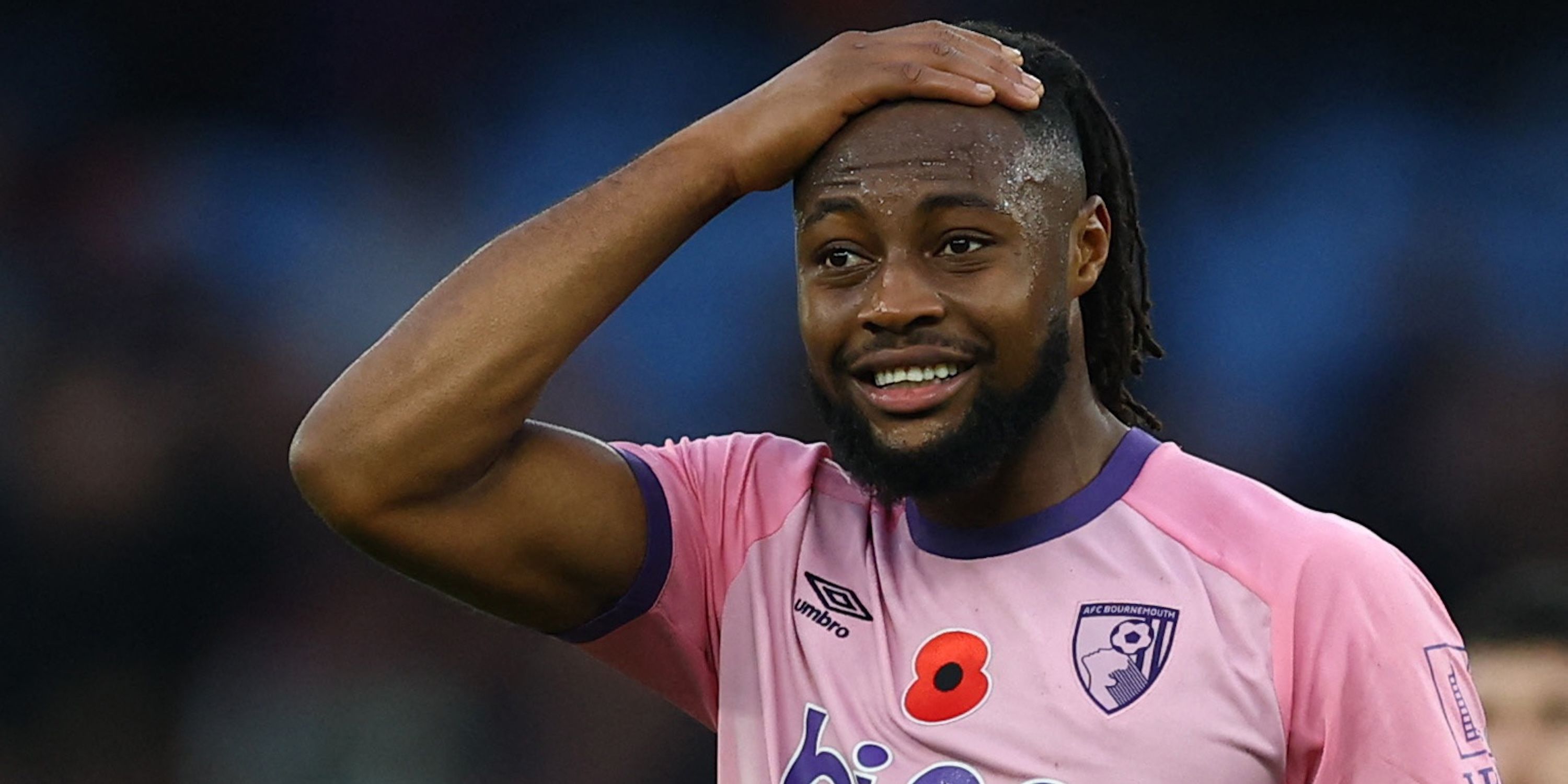 AFC Bournemouth's Antoine Semenyo reacts after the match