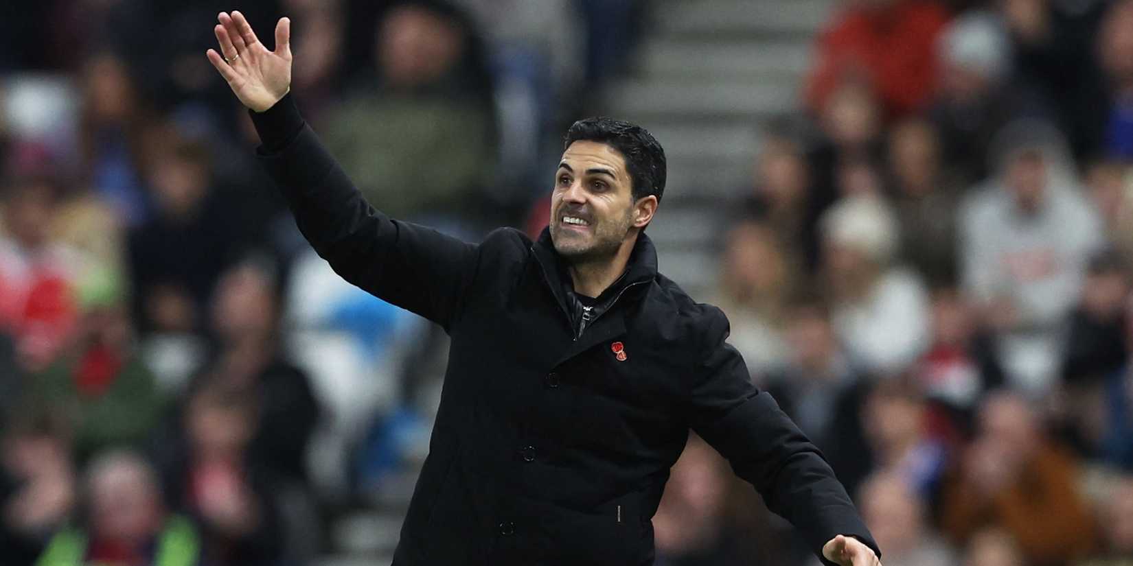 Arsenal manager Mikel Arteta