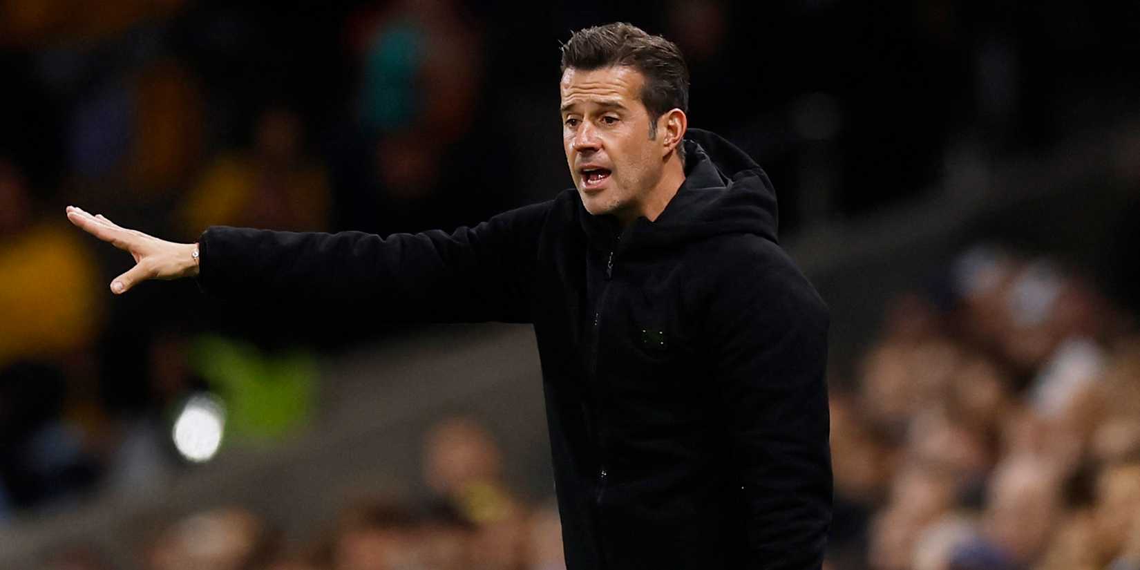  Fulham manager Marco Silva reacts 