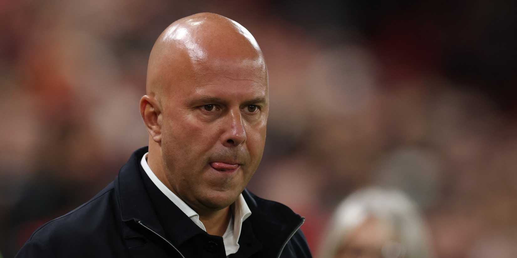 Liverpool manager Arne Slot before the match