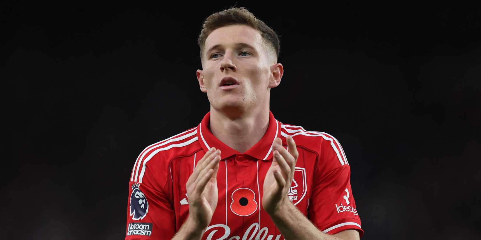 Nottingham Forest's Elliot Anderson reacts