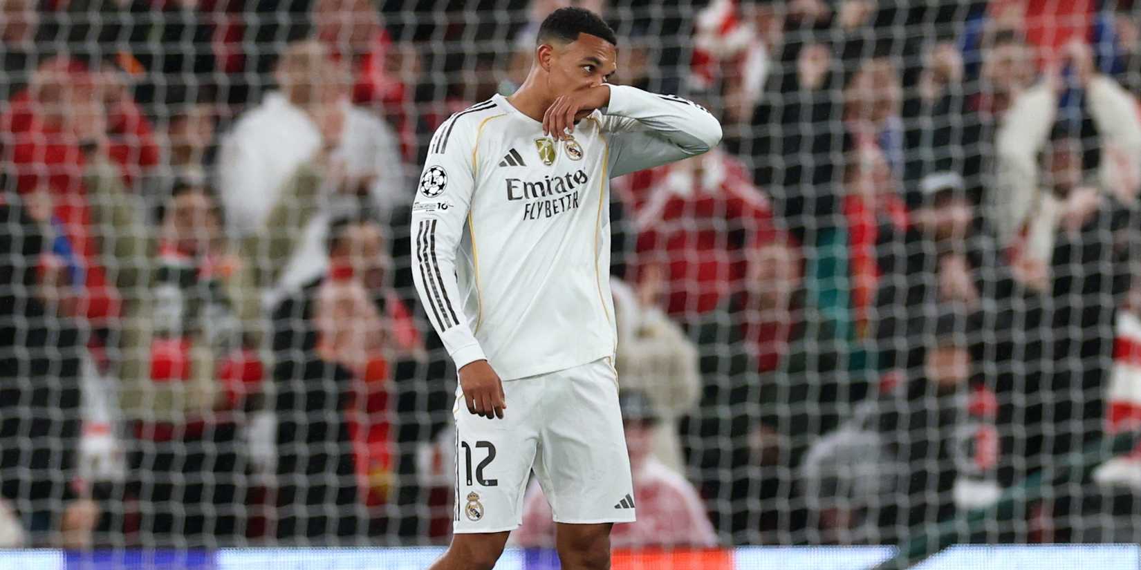 Real Madrid's Trent Alexander-Arnold at the end of the match