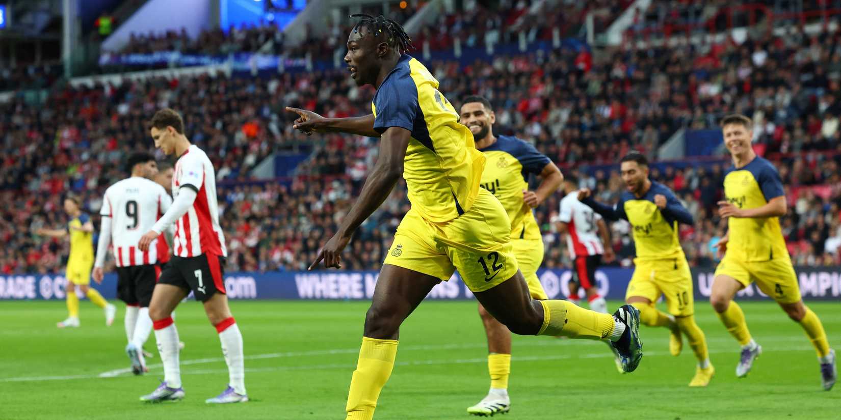 Union Saint-Gilloise's Promise David celebrates