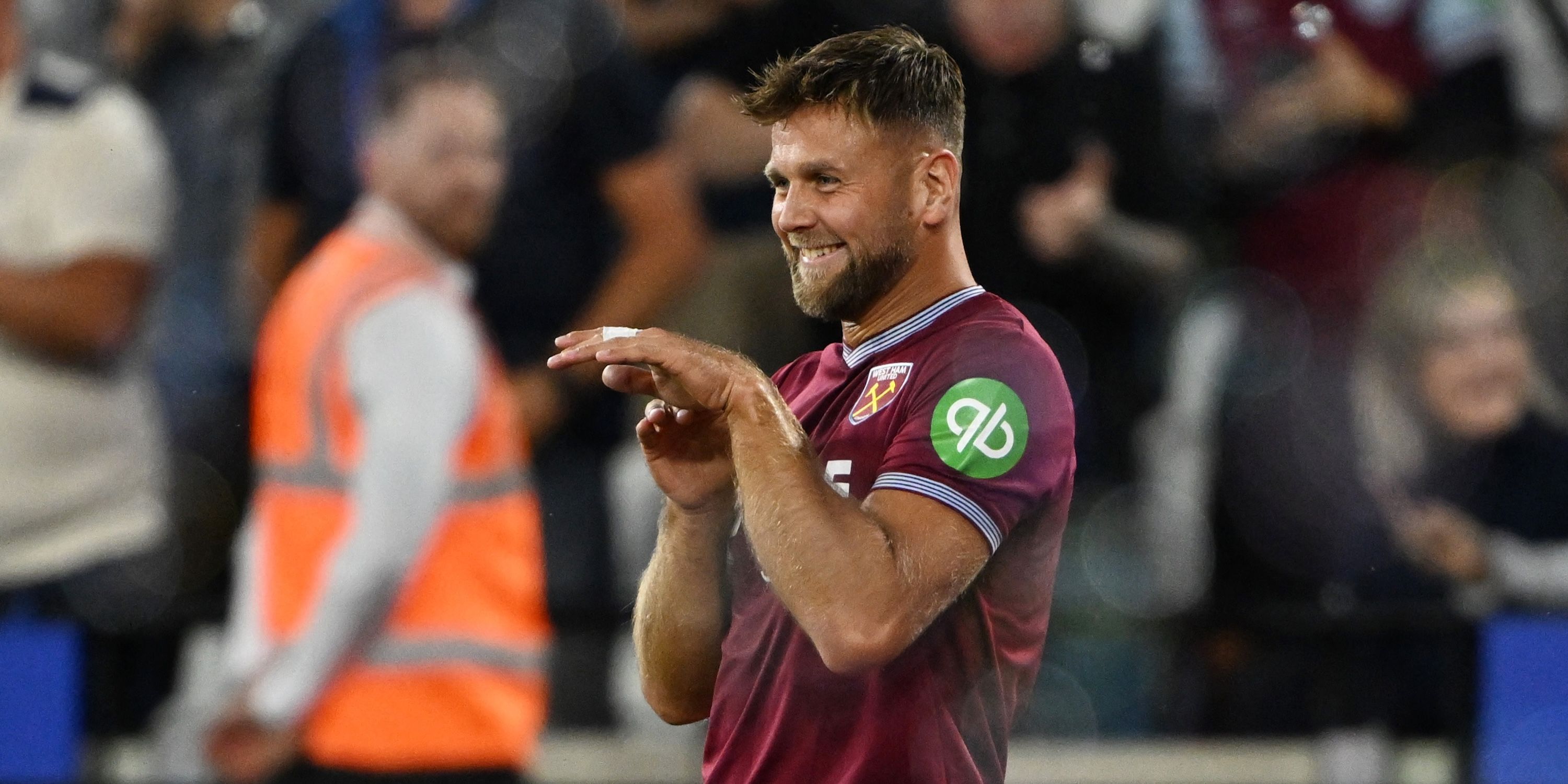 West Ham United's Niclas Fullkrug celebrates