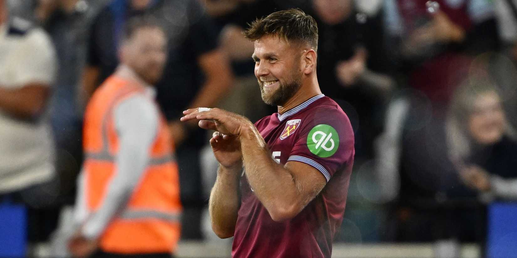 West Ham United's Niclas Fullkrug celebrates