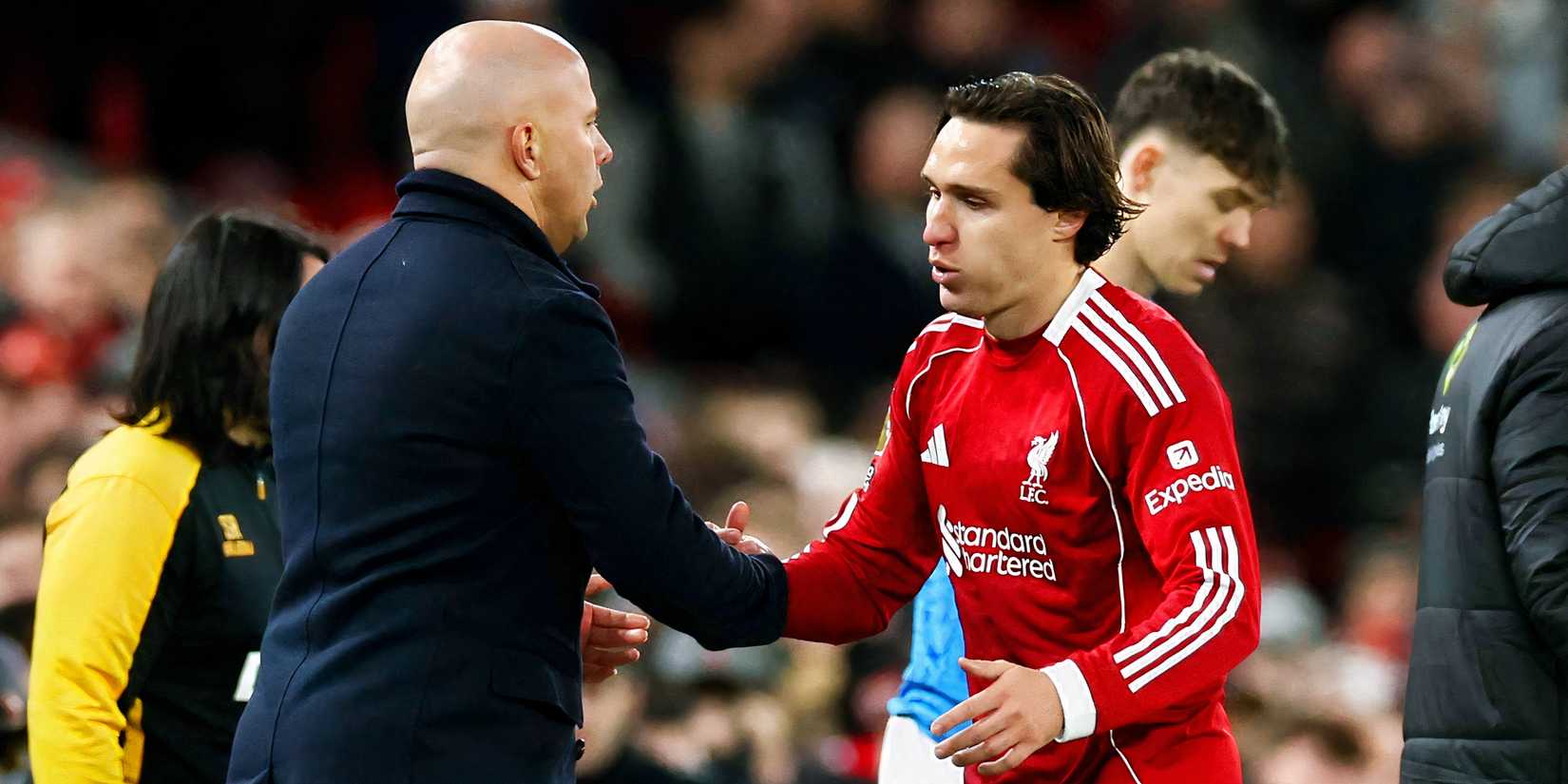 Arne Slot and Federico Chiesa