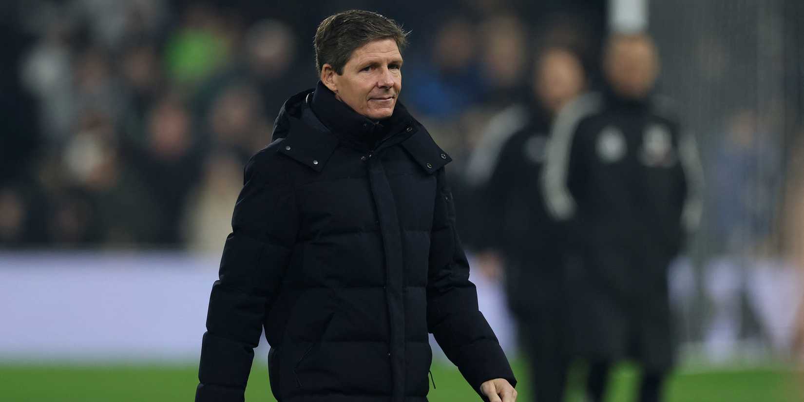 O técnico do Crystal Palace, Oliver Glasner, antes do jogo