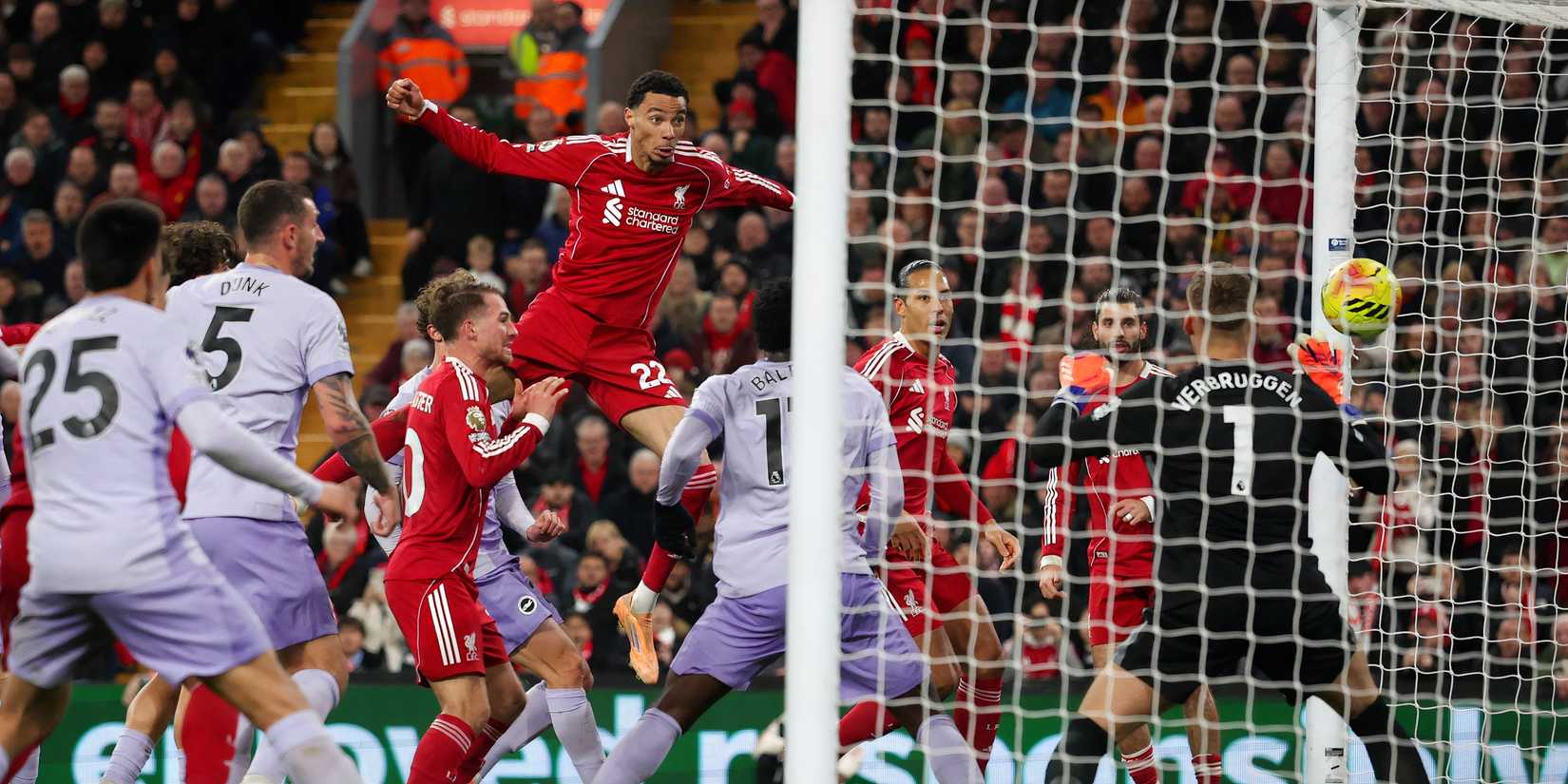 Hugo Ekitike scores for Liverpool