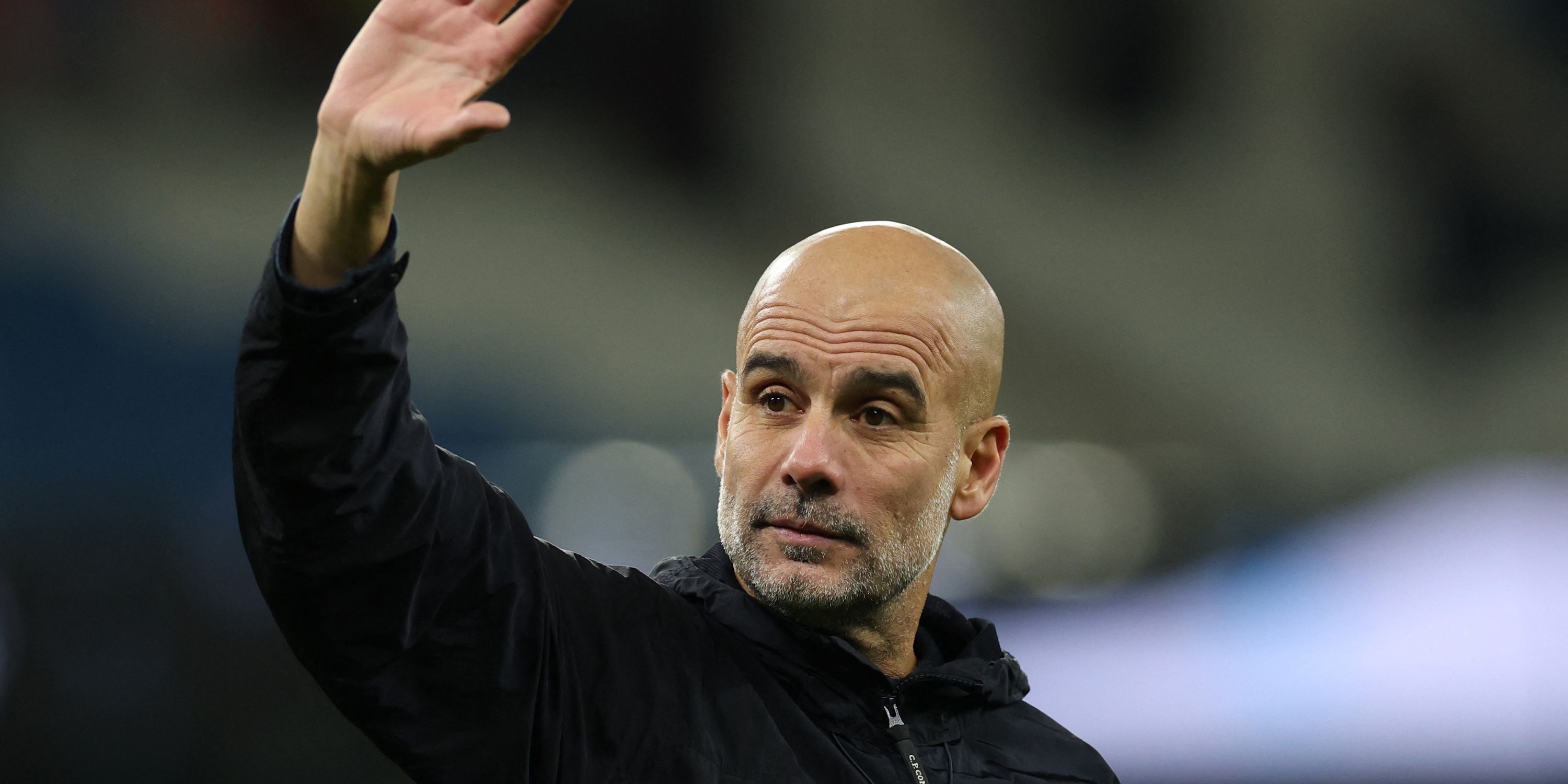 Manchester City manager Pep Guardiola celebrates after the match-2