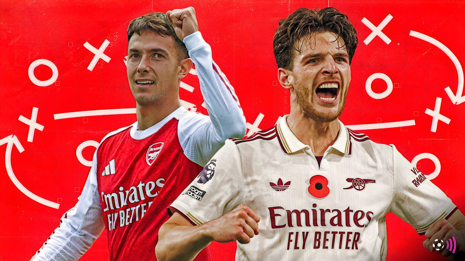 Cặp tiền vệ Rice - Zubimendi ăn ý như thế nào?