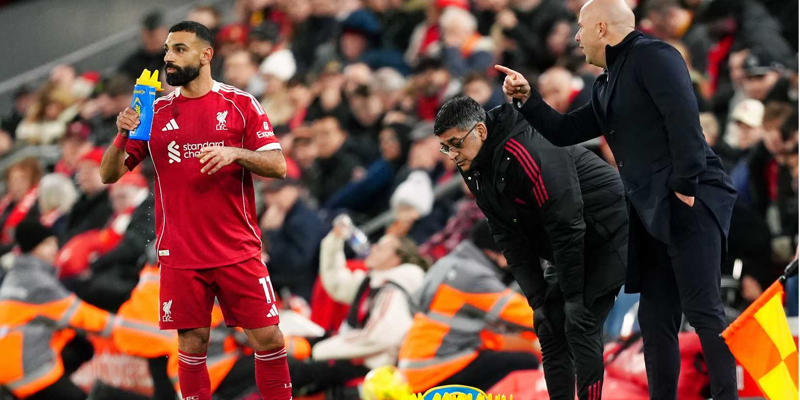 Slot gives instructions to Salah