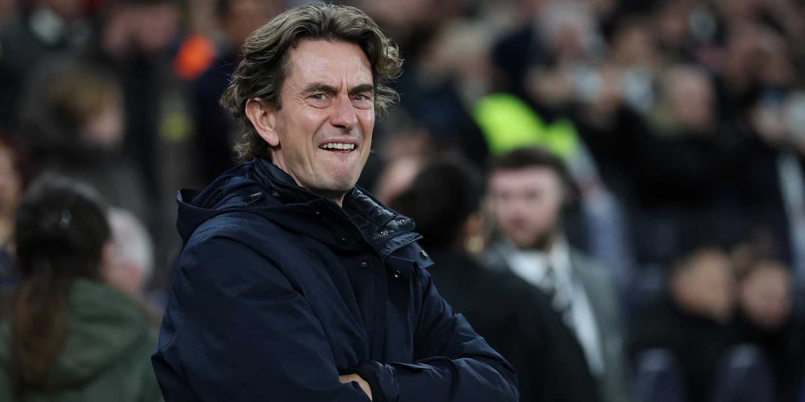 Tottenham Hotspur manager Thomas Frank before the match