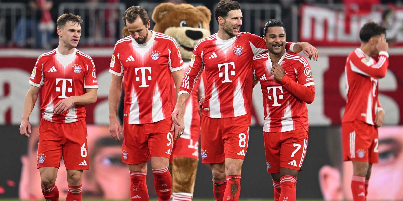     Bayern Munich's Joshua Kimmich, Leon Goretzka, Harry Kane and Serge Gnabry - 1