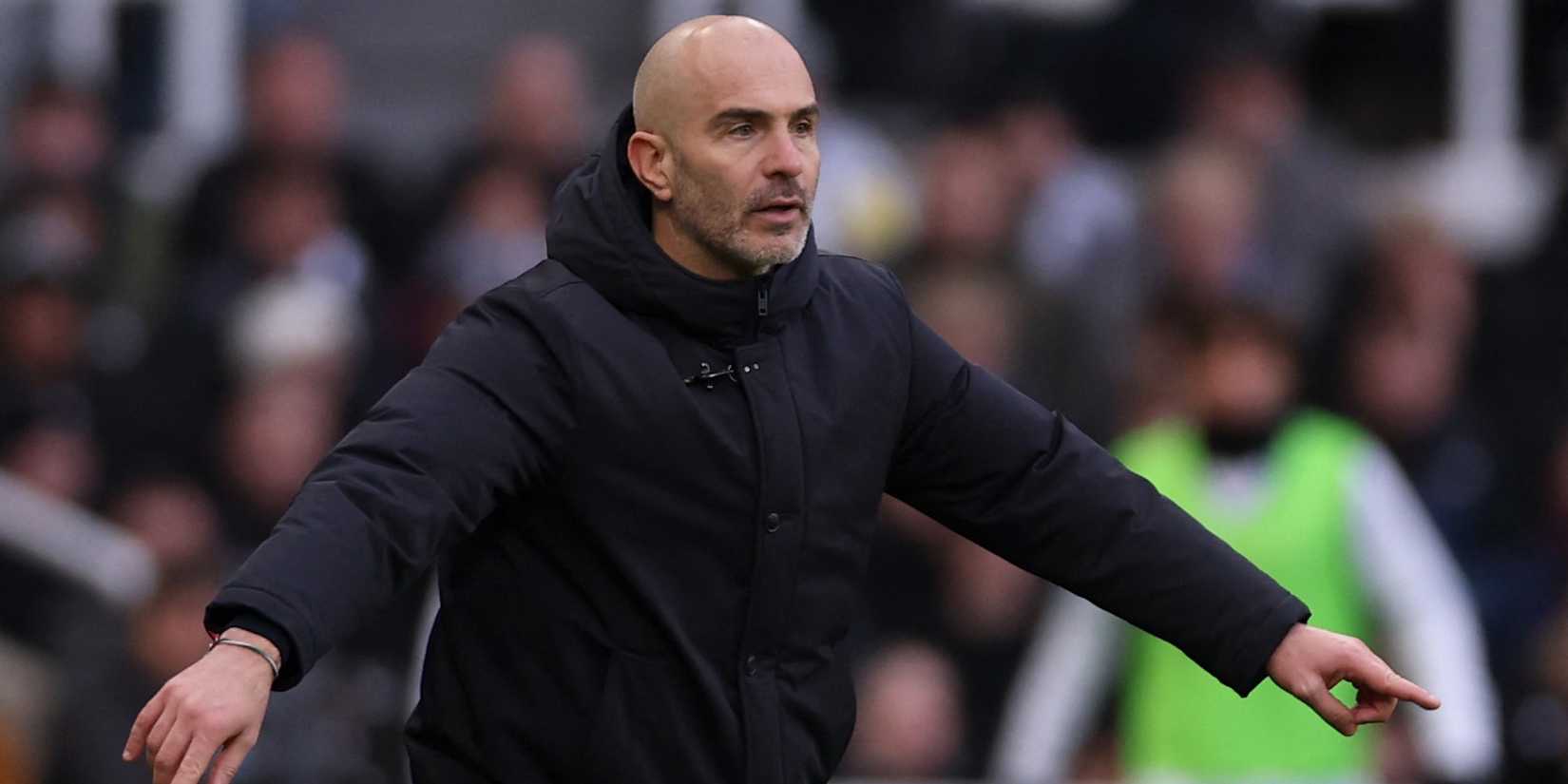 O técnico do Chelsea, Enzo Maresca, reagiu