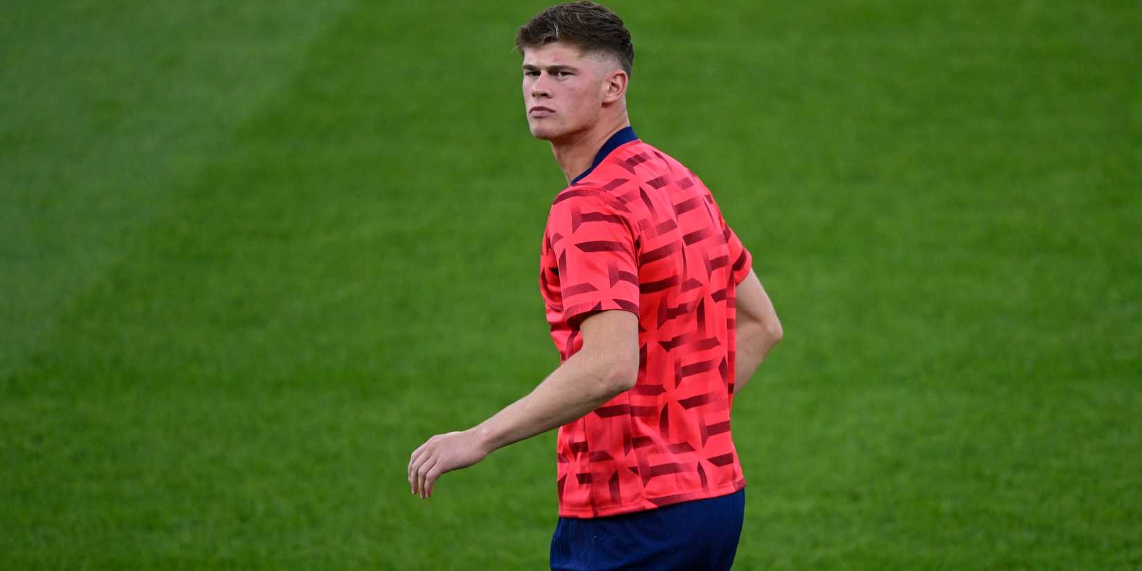 England's Charlie Cresswell during the warm up before the match