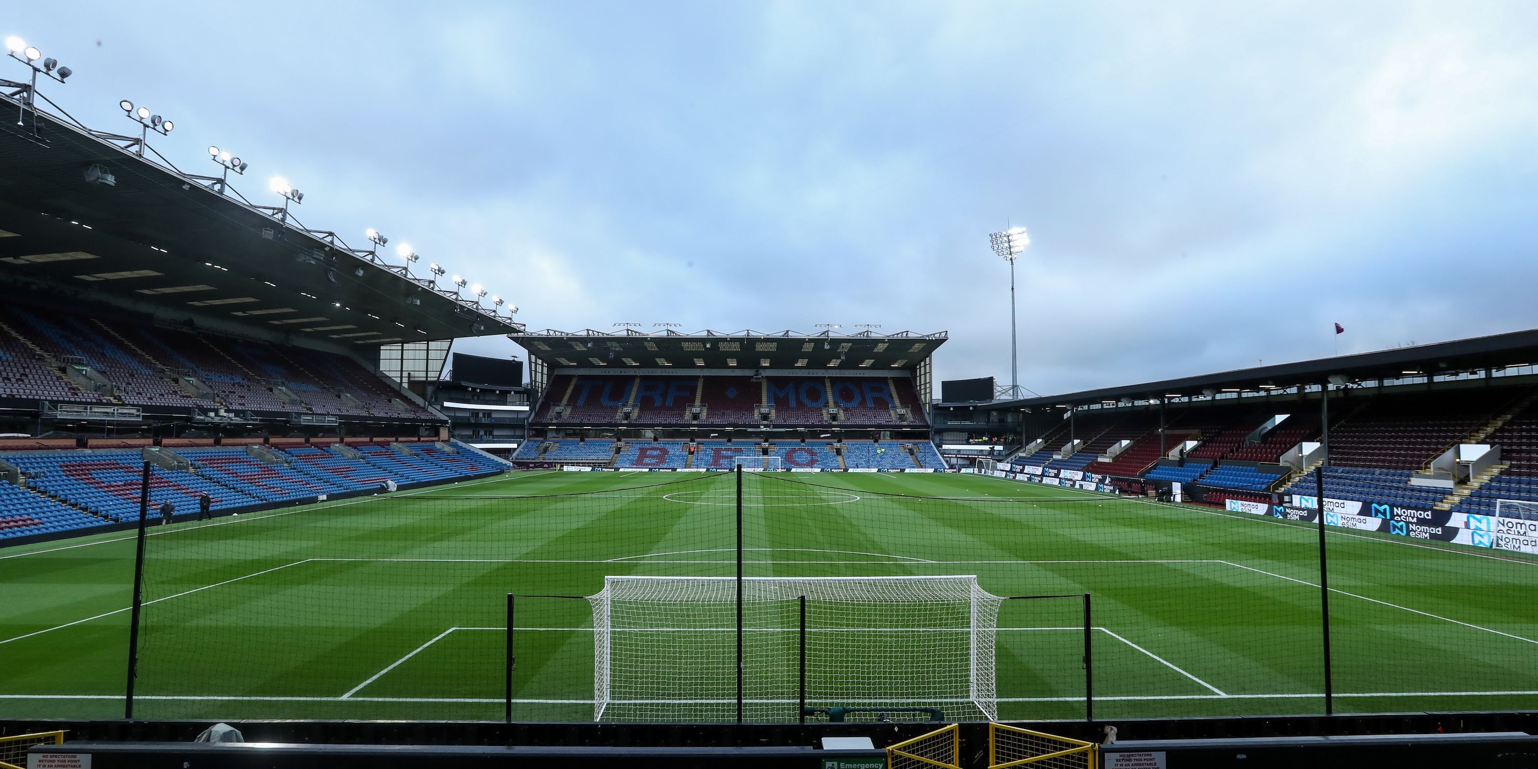 General view of Turf Moor ahead of the Premier League match Burnley vs Tottenham Hotspur
