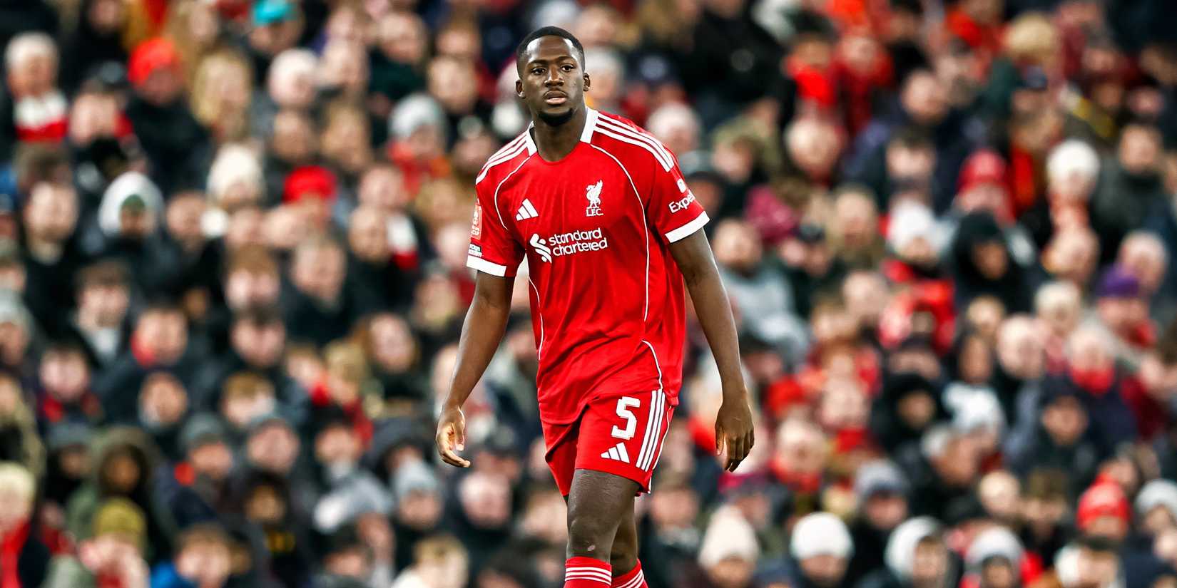 Liverpool centre-back Ibrahima Konate