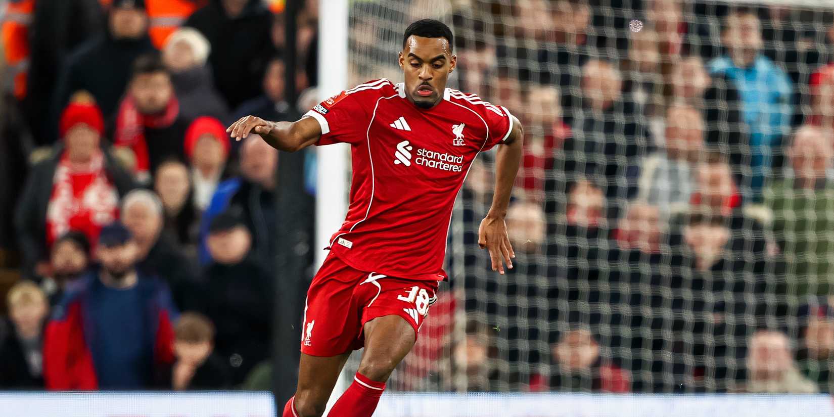 Liverpool midfielder Ryan Gravenberch