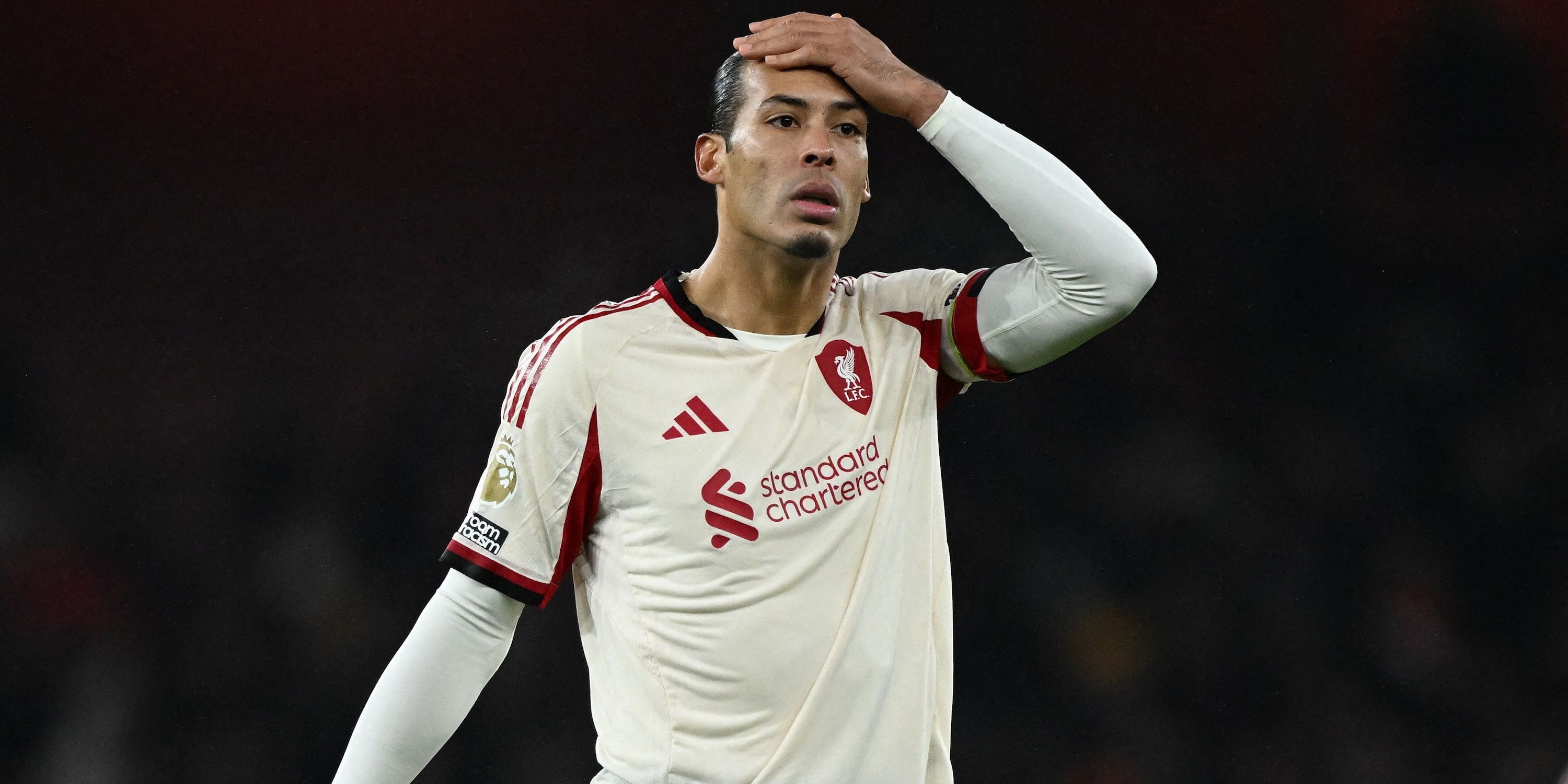Liverpool's Virgil van Dijk after the match
