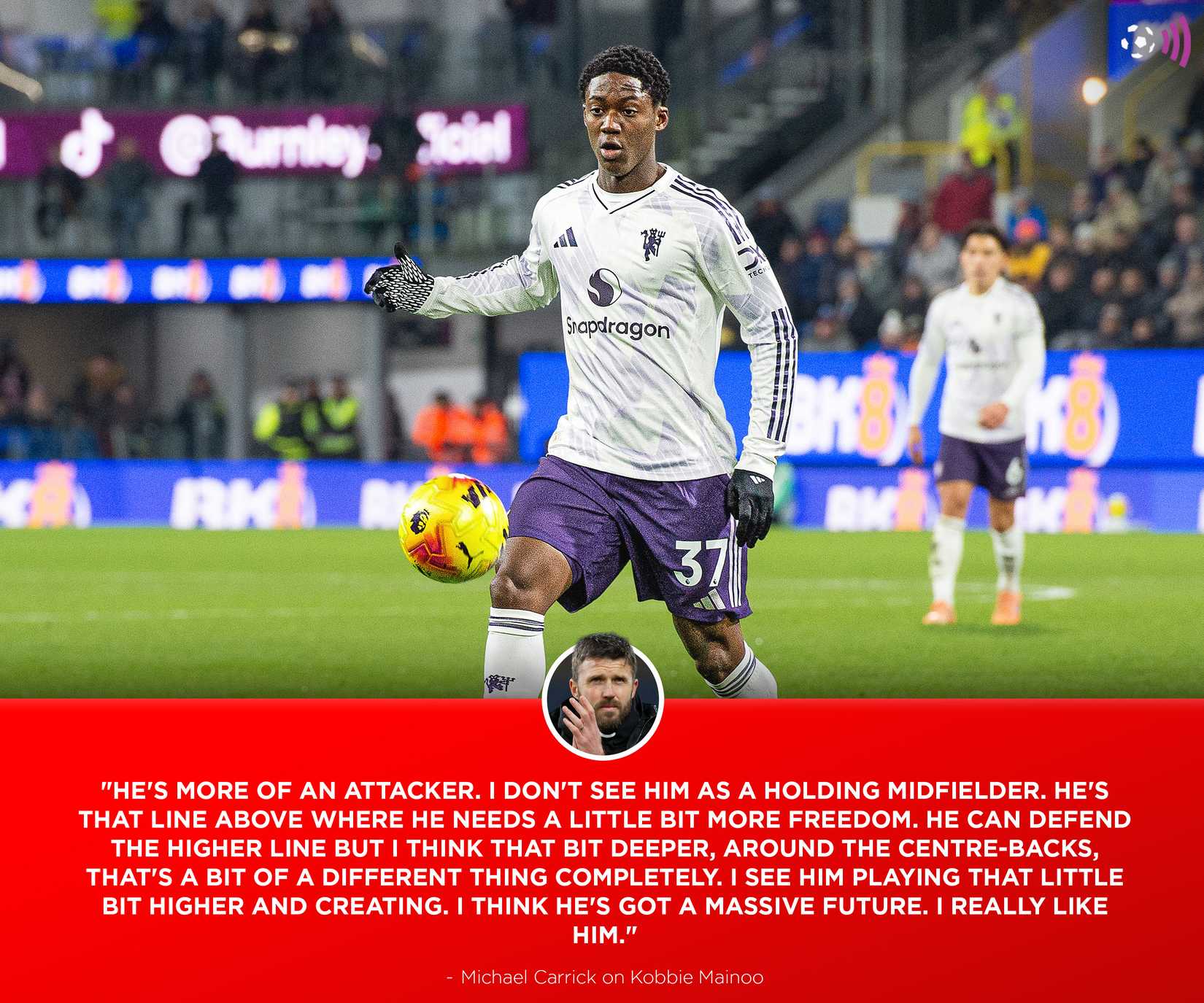 Mainoo-Carrick-Man-Utd-quotes-timeless