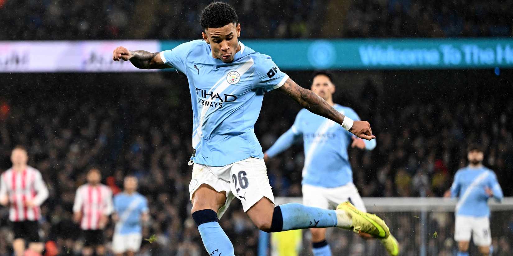 Savinho, do Manchester City, marcou o segundo gol