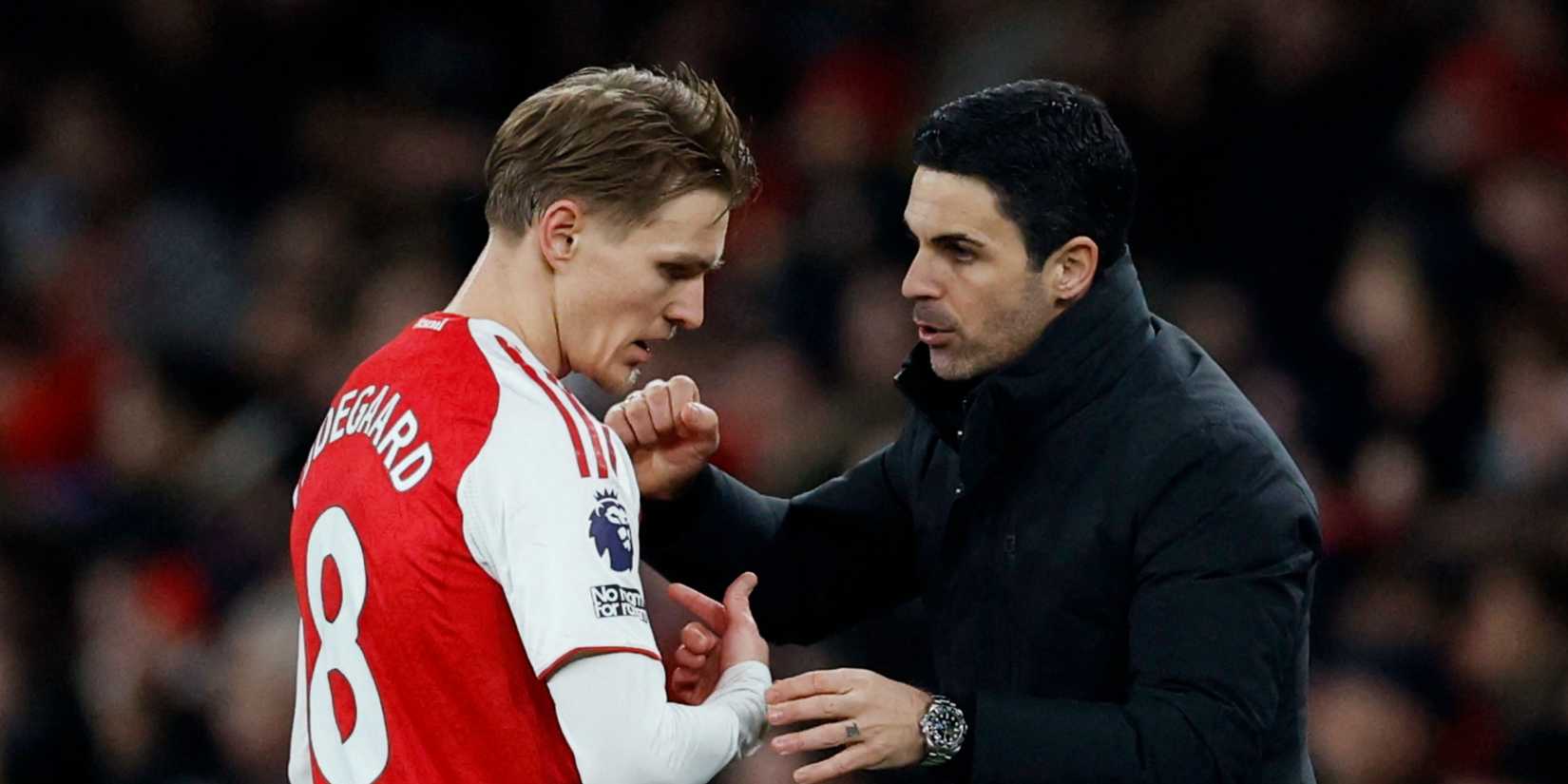 Odegaard-Arteta-Arsenal