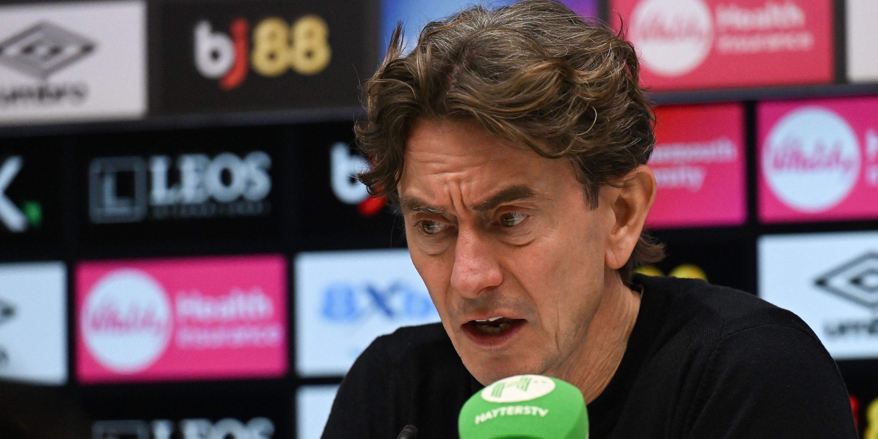 Tottenham Hotspur manager Thomas Frank after finishing Premier League match at Vitality Stadium