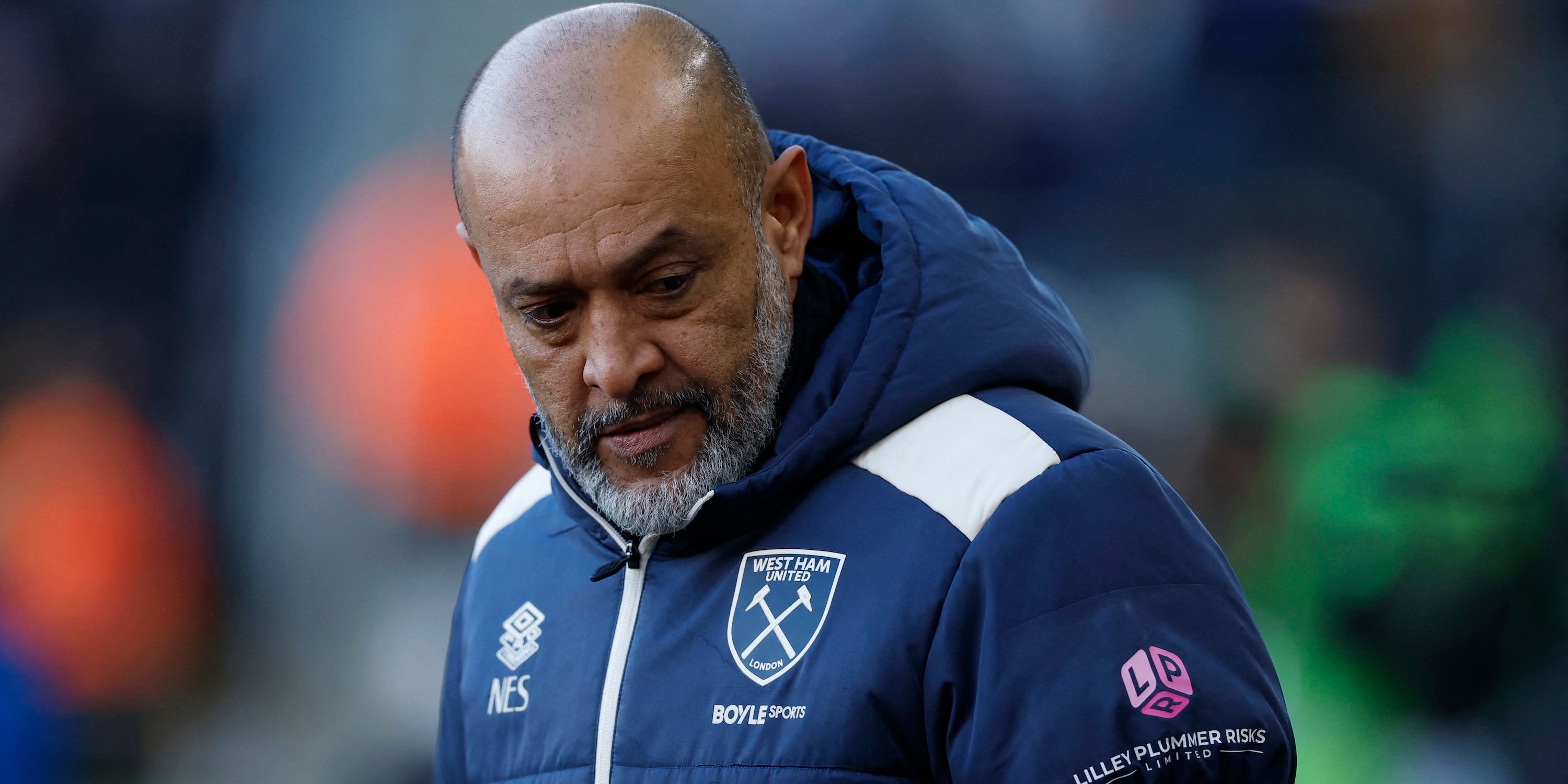 West Ham United manager Nuno Espirito Santo before the match
