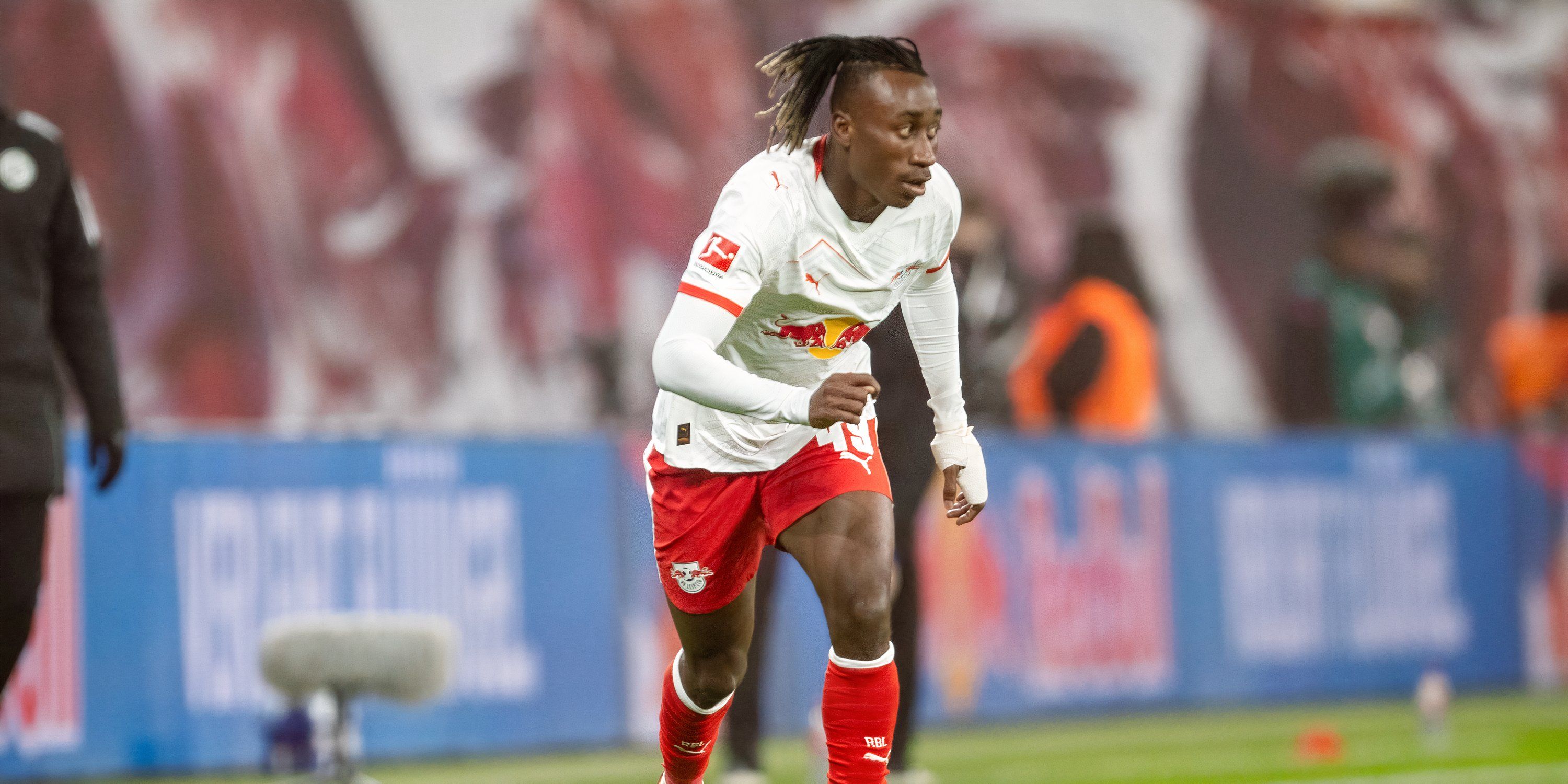 Yan Diomande of RB Leipzig