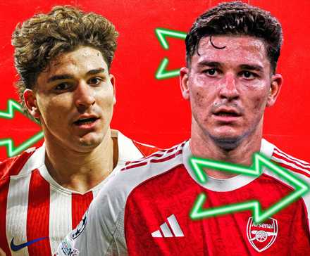 Arsenal pushing to win race for Cruz Ibeh amid Man Utd & Liverpool interest 1 Arsenal-Julian-Alvarez