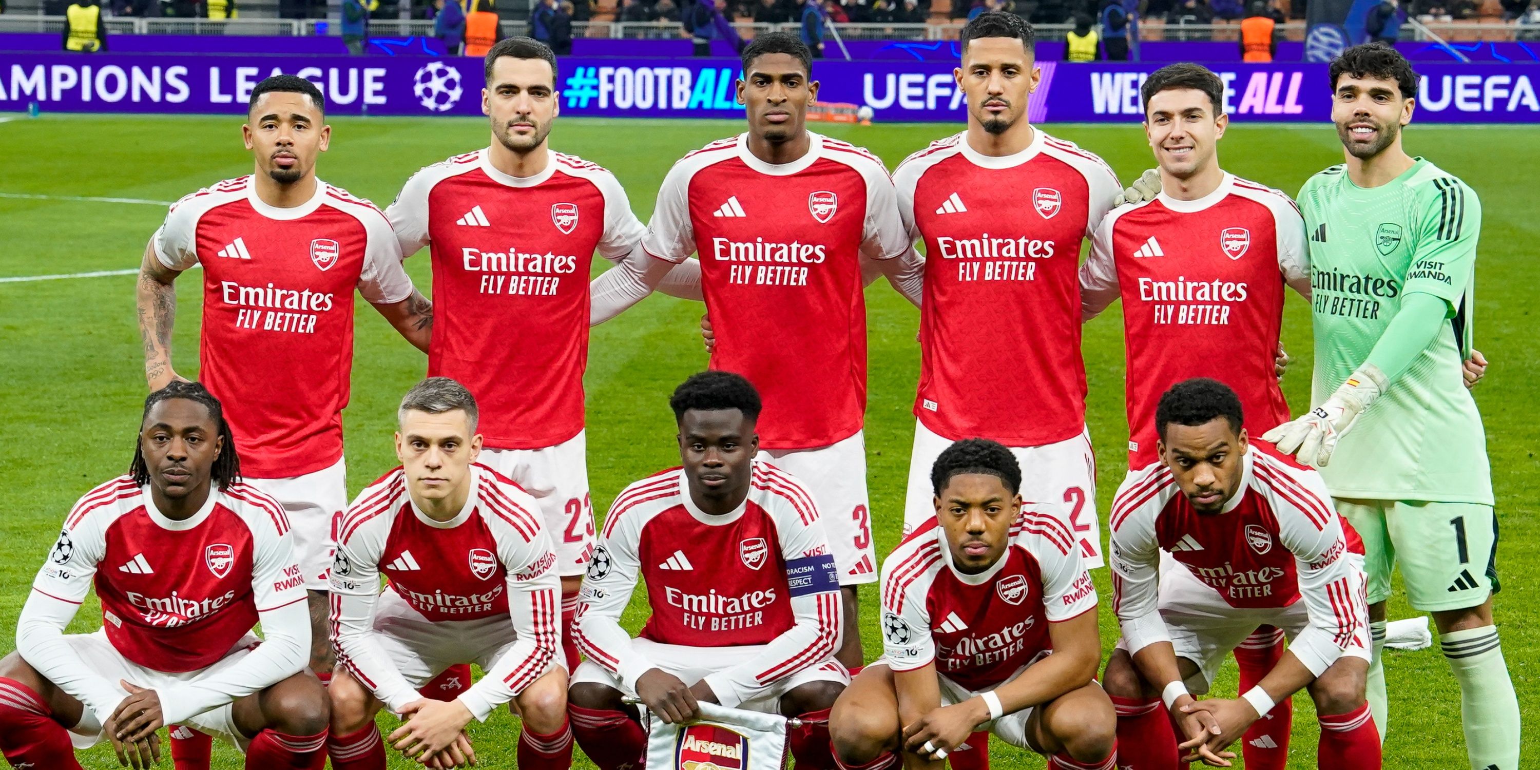Arsenal - Lewis Skelly - Saka - Mosquera - Raya Merino