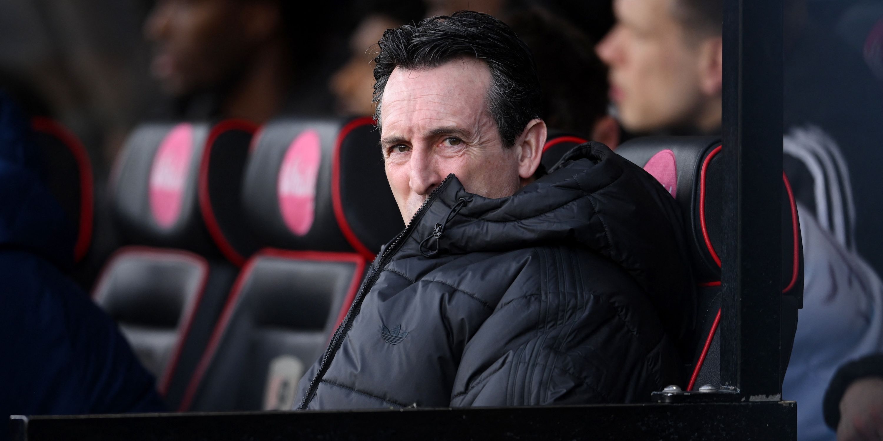 Aston Villa head coach Unai Emery before the game