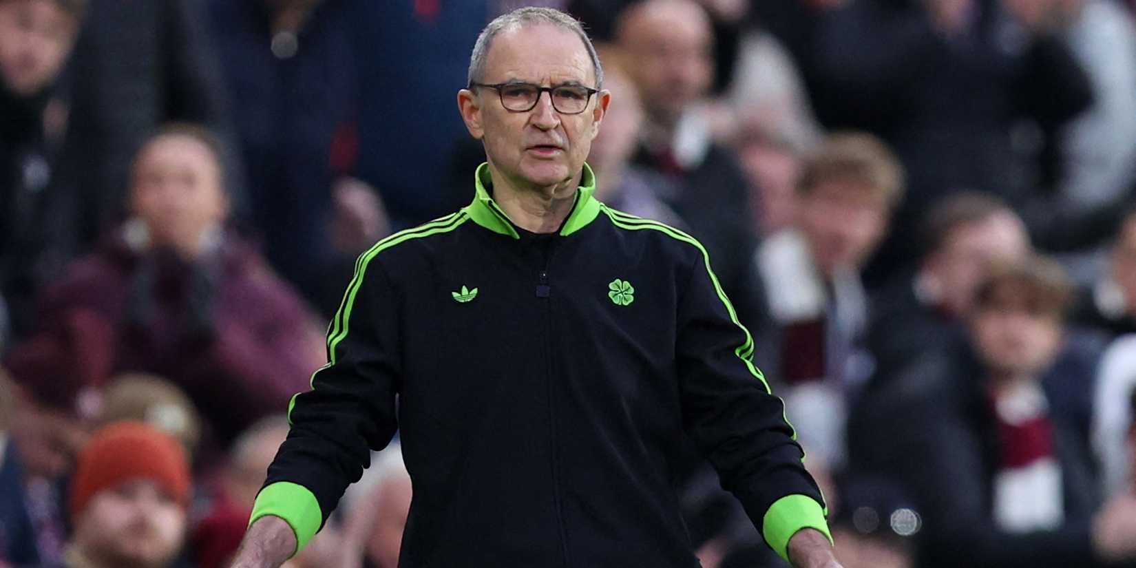 Treinador interino do Celtic, Martin O'Neill 