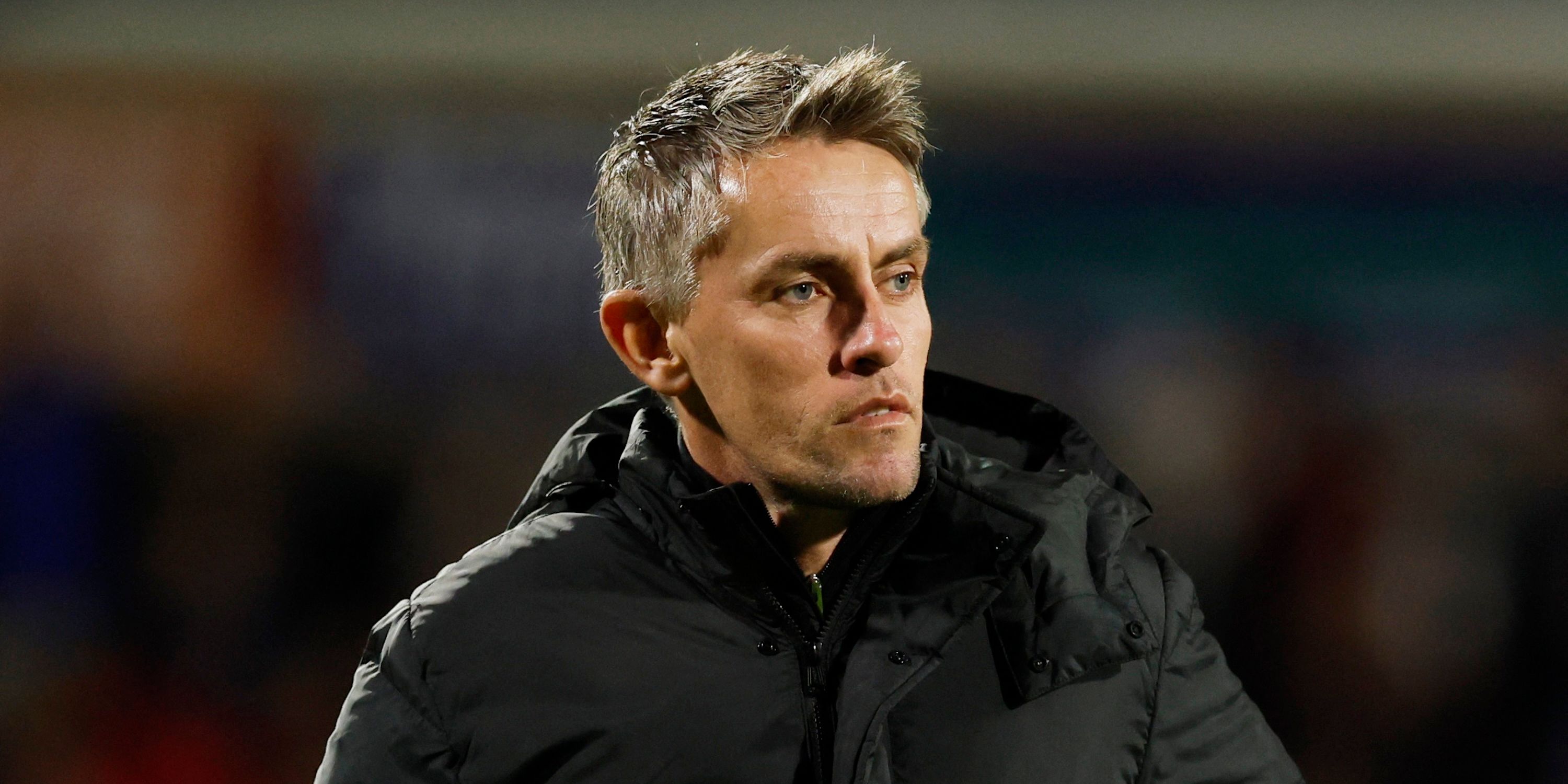 Ipswich Town manager Kieran McKenna before the match