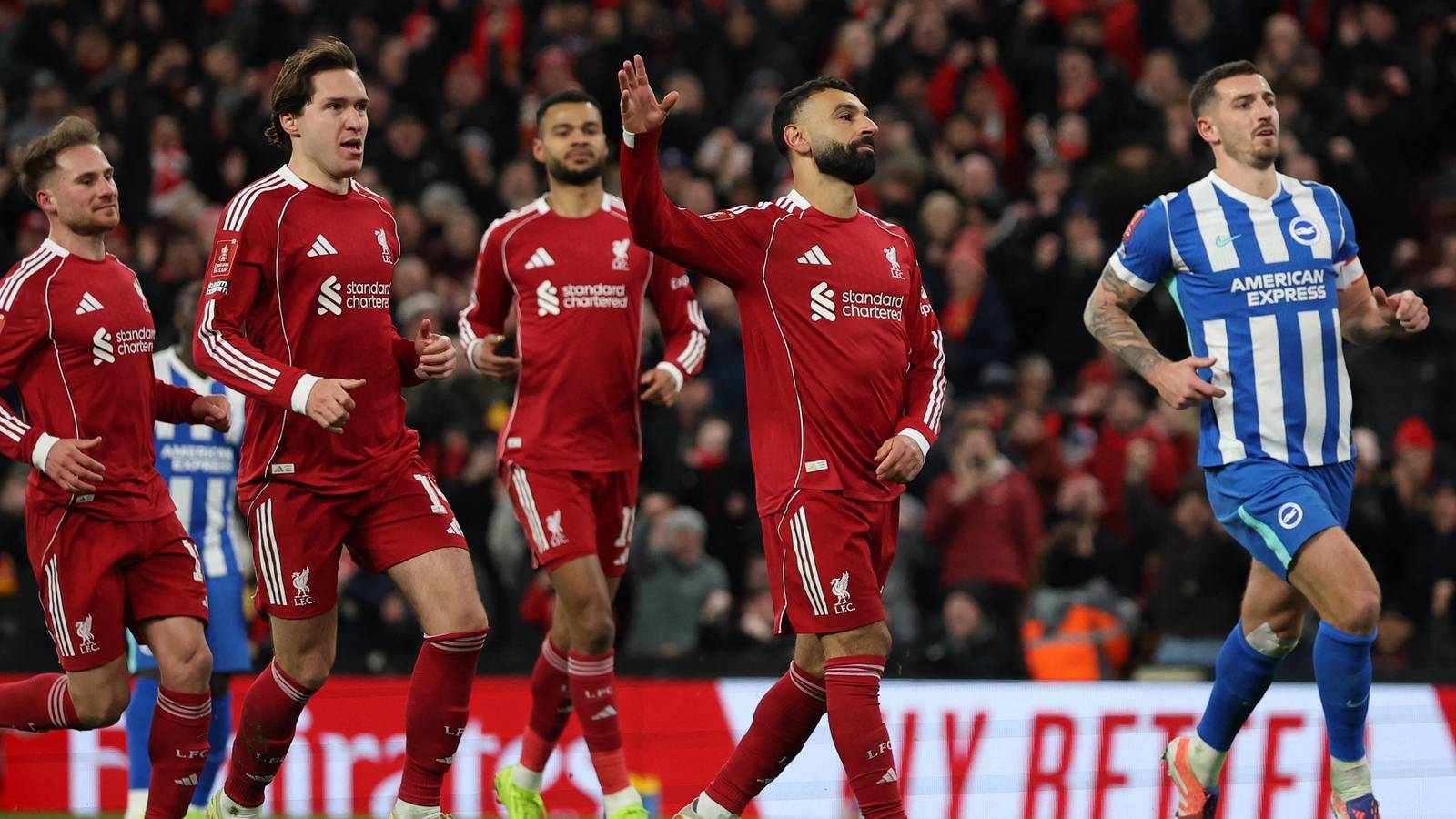 James Pearce shares stunning Liverpool sideline footage from Brighton ...