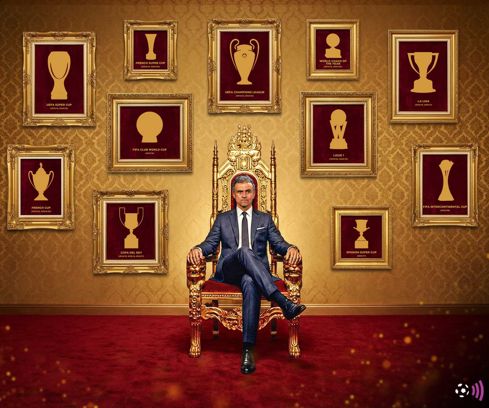 Titles won by Luis Enrique (eternal)